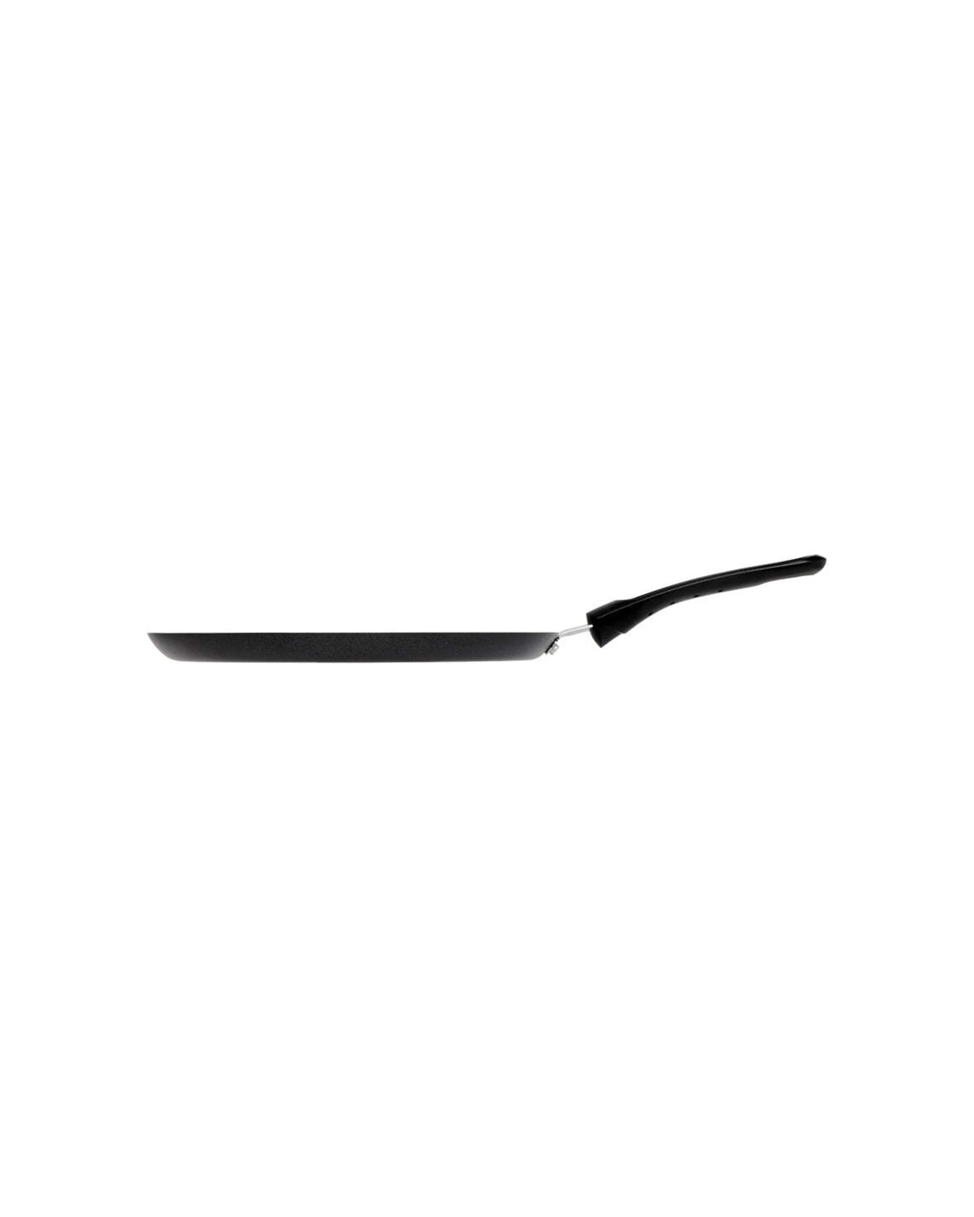 6 Stanley Rogers 25cm Crepe & Pancake Frying Pan, Stainless Steel, Black - Black, 6 of 6