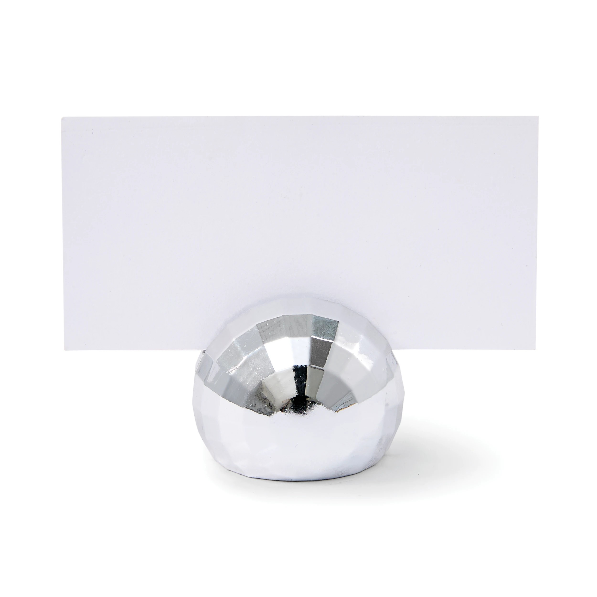 3 4 Pack Disco Ball Placecard Holders, 3 of 7