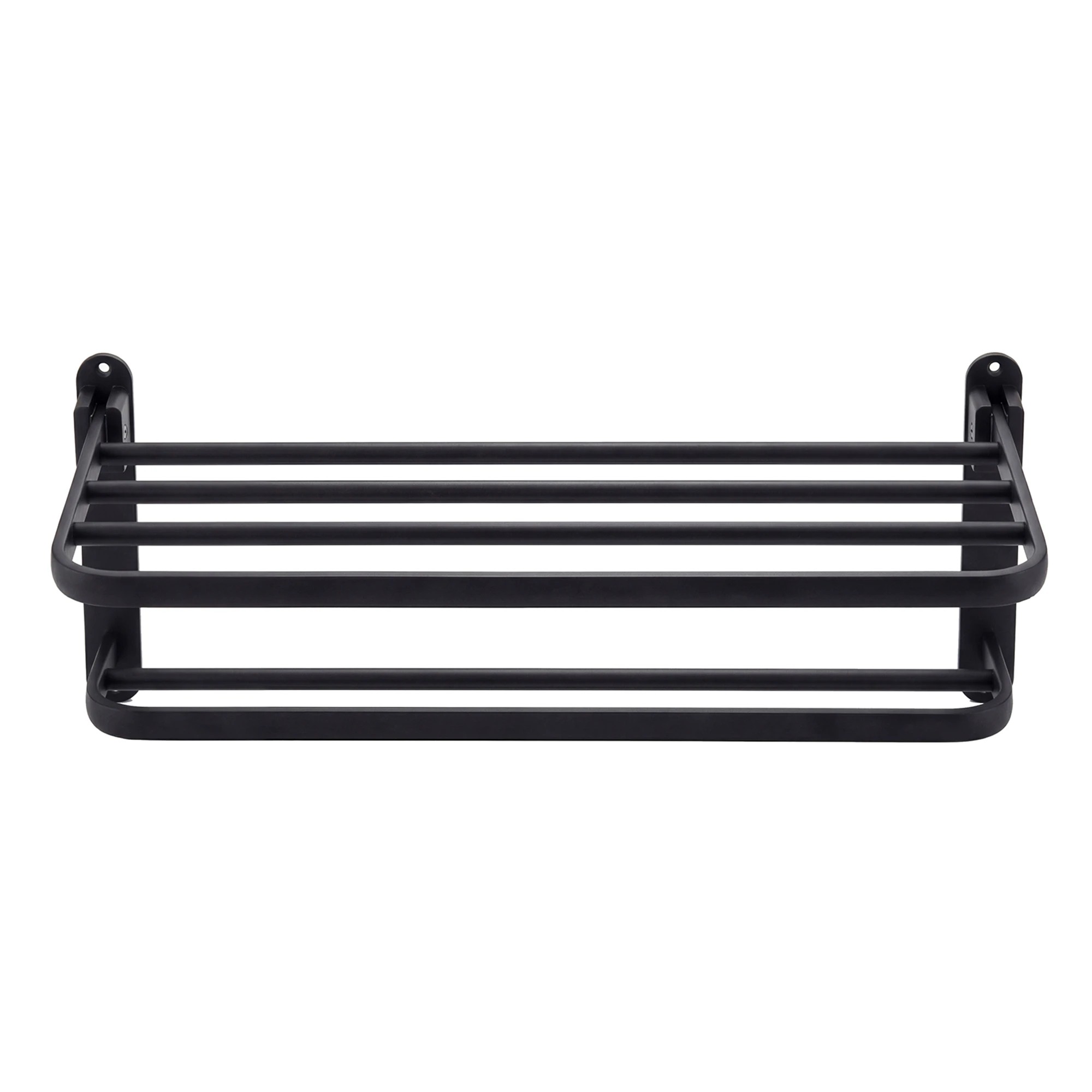 2 Levede Towel Holder With 2 Bars Wall Mounted - Black, 2 of 5