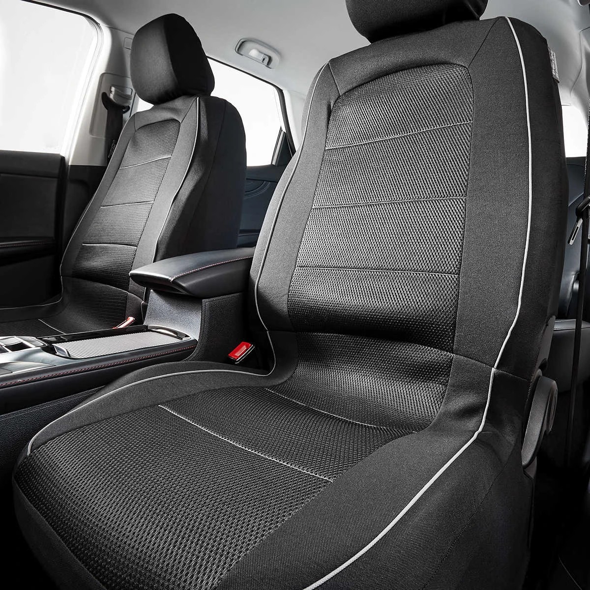1 2 Front Seat Covers Mesh, 1 of 7