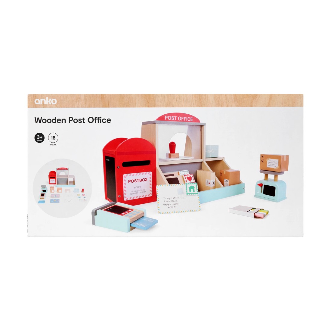 10 18 Piece Wooden Post Office, 10 of 10