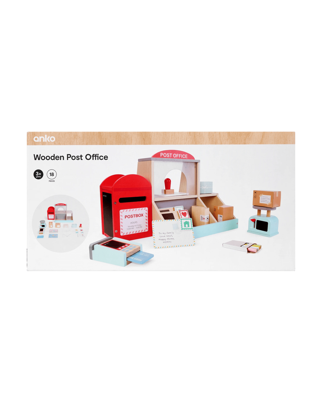 10 18 Piece Wooden Post Office, 10 of 10