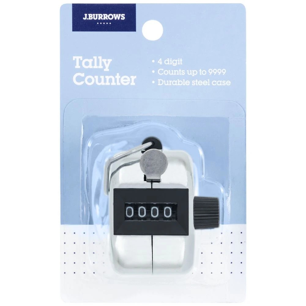 1 J.Burrows 4 Digit Tally Counter, 1 of 2