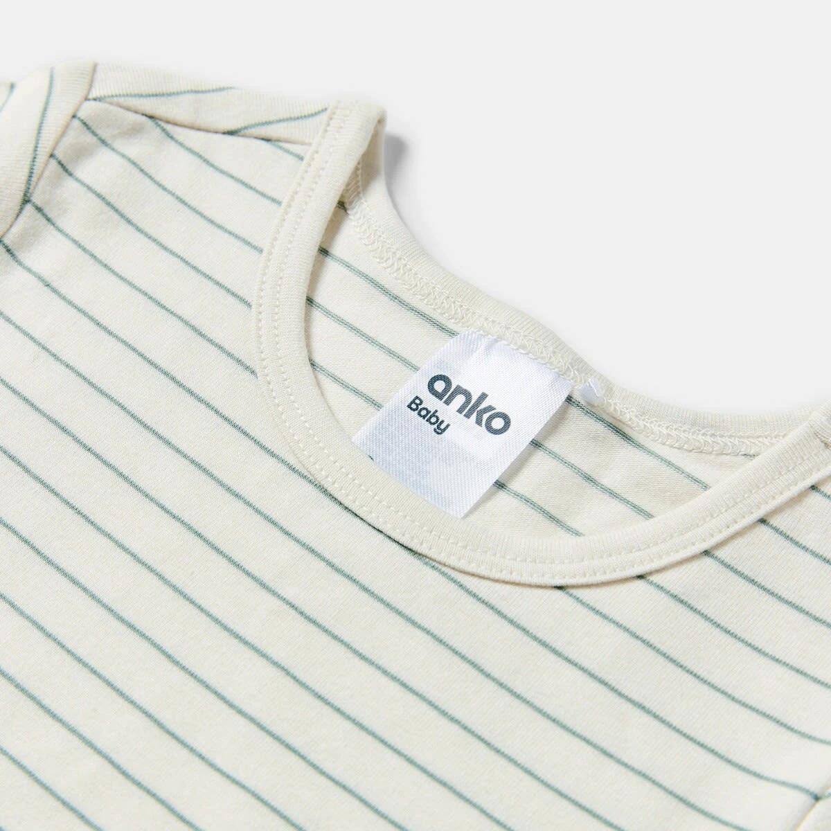 6 3 Pack Short Sleeve Print Bodysuits GREEN DINOS, 6 of 8