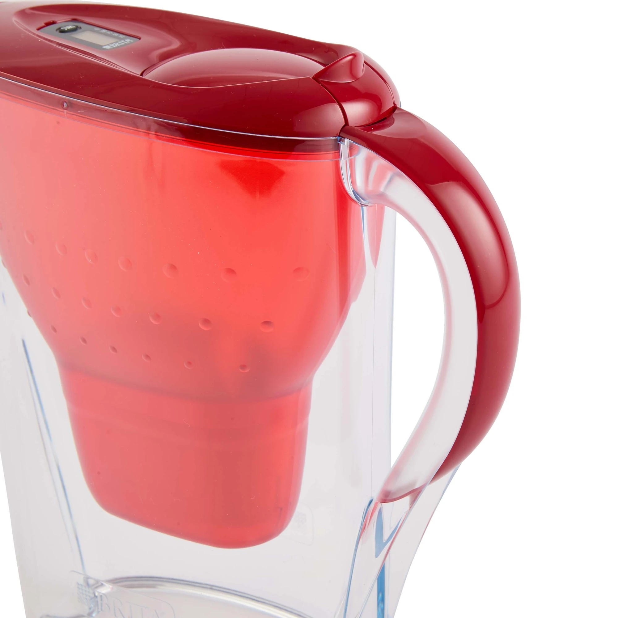 3 Brita 2.4L Water Jug with Filter - Red, 3 of 6