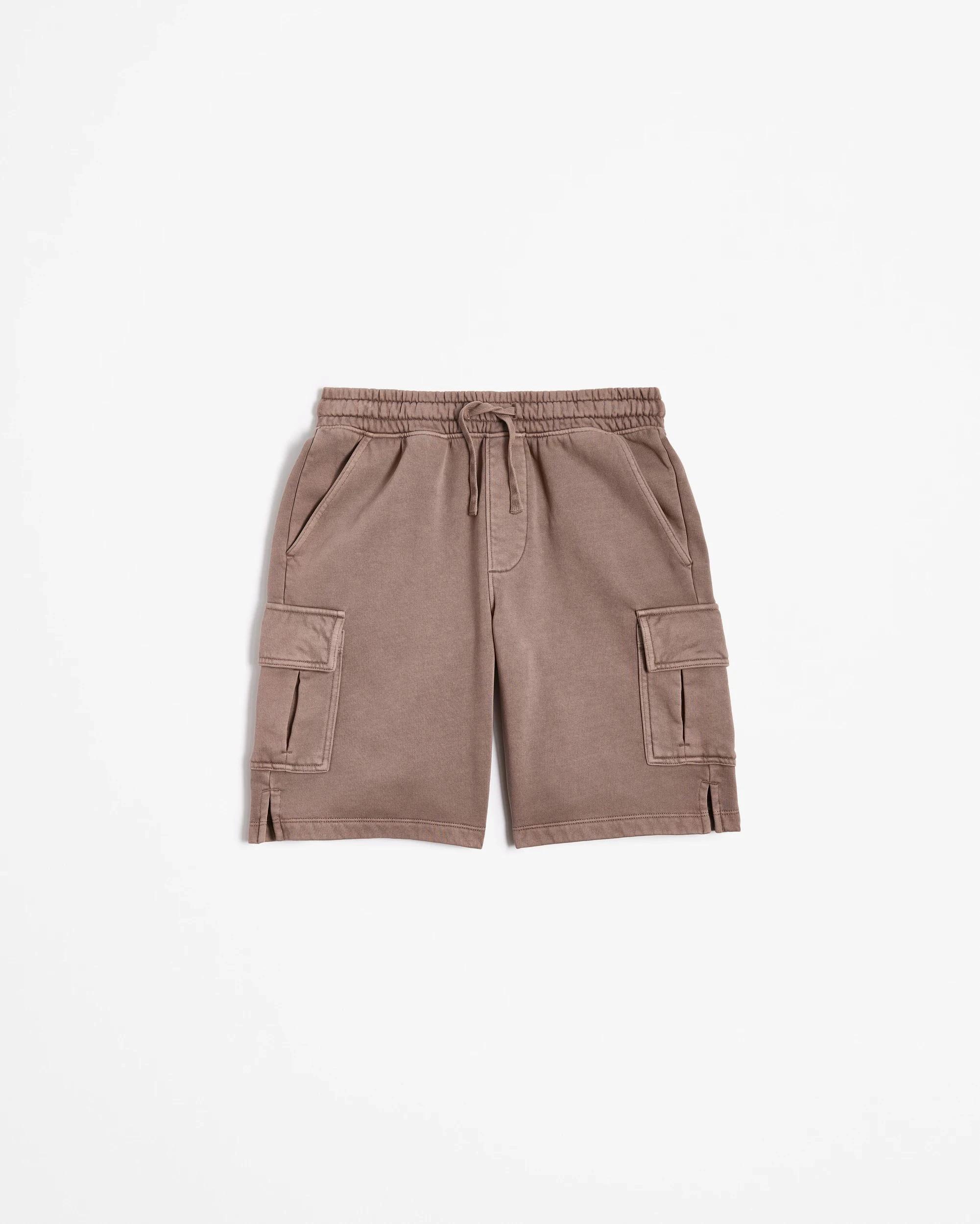 4 Target Washed Fleece Shorts BROWN, 4 of 5