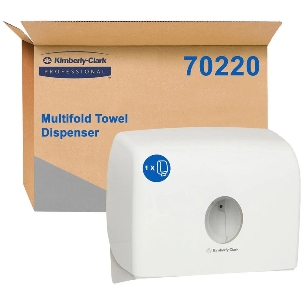 2 Kimberly-Clark AQUARIUS Multifold Towel Dispenser 70220, 2 of 8