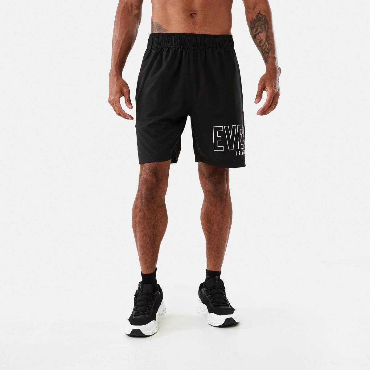 7 Active Mens Stretch Woven Shorts EVER BLACK, 7 of 7