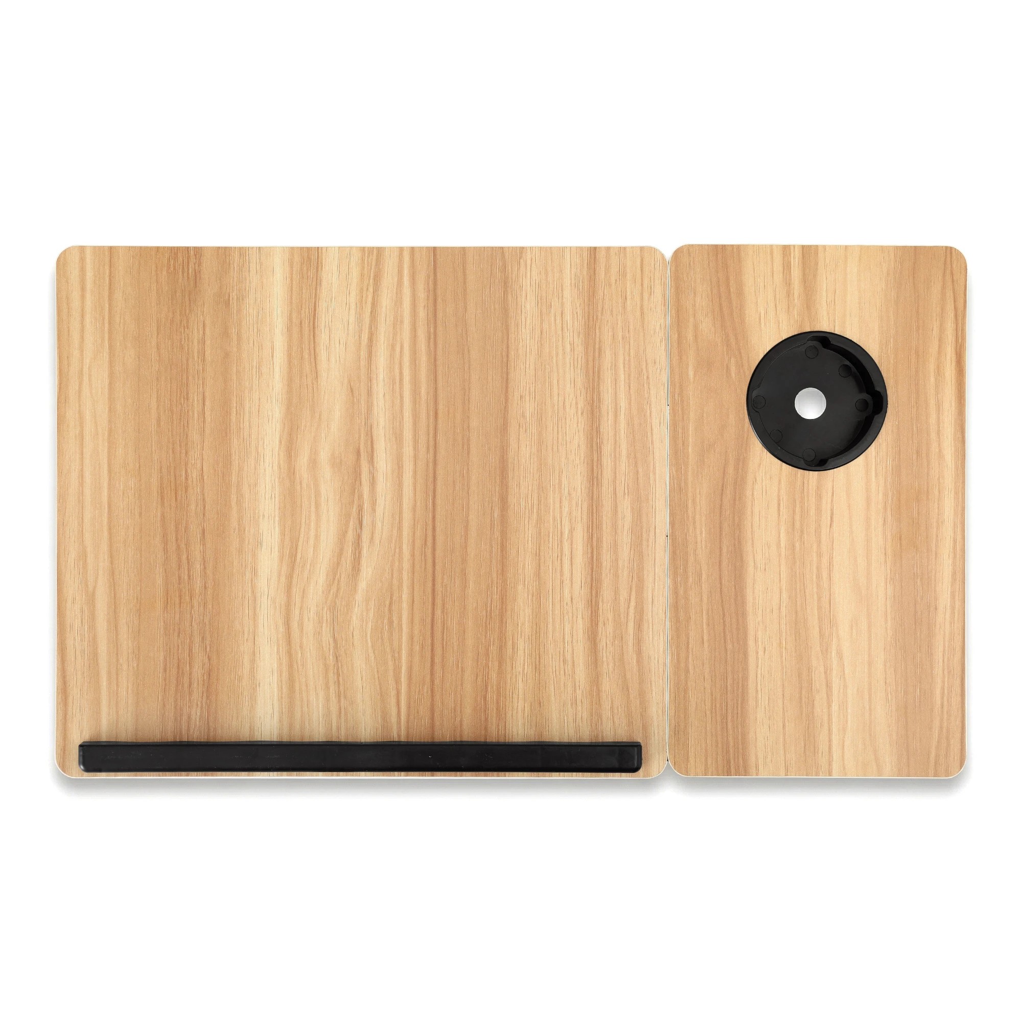 3 Artiss Laptop Desk Bed Table Foldable Portable Desktop Oak - Multi, 3 of 3