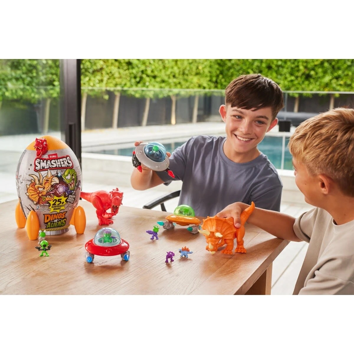 6 29 Piece Zuru Smashers Dinos vs Aliens - Assorted, 6 of 9
