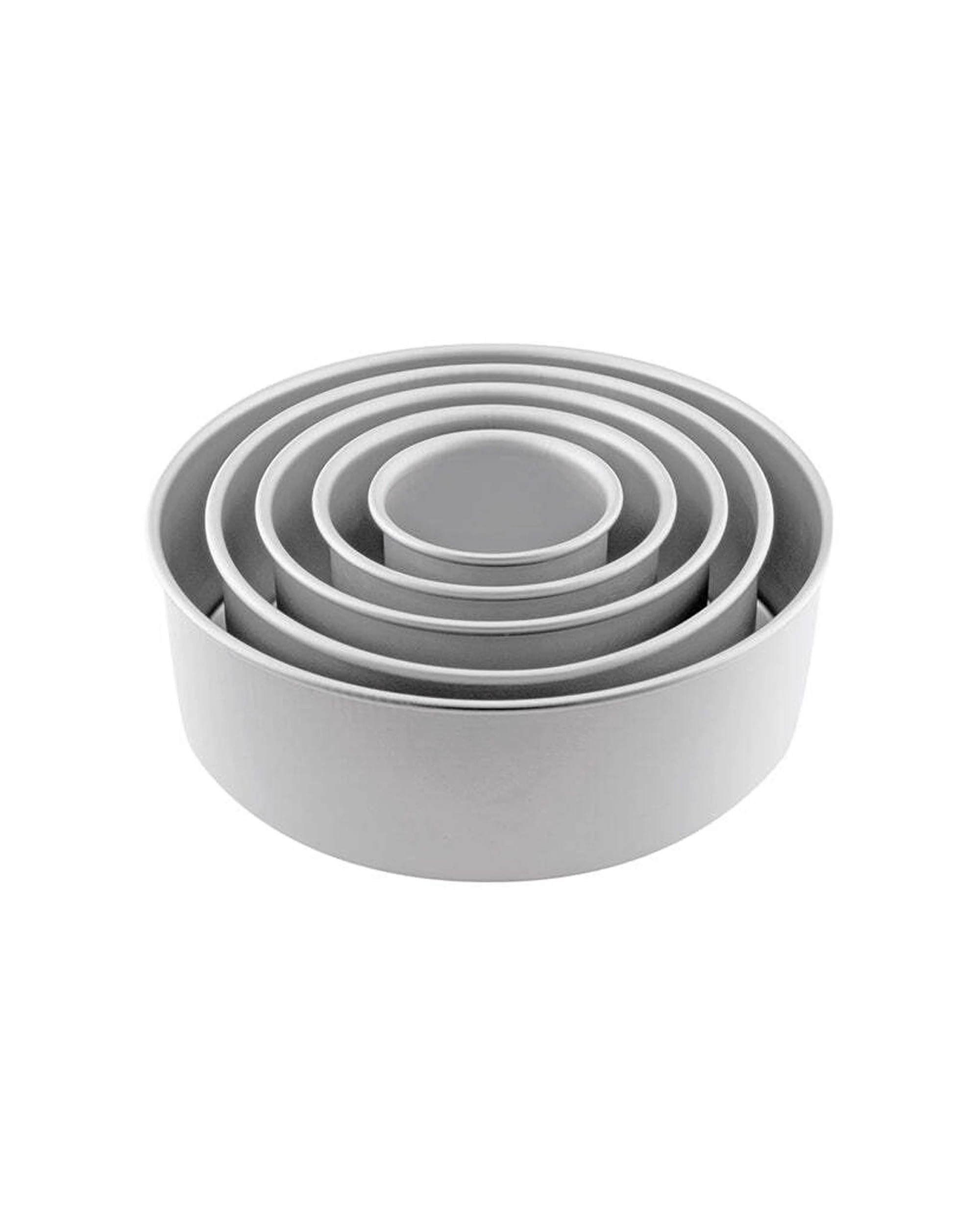 1 Mondo Pro Deep Cake Pan Round 10in Premium Alloy Commercial Grade Baking - Silver, 1 of 1