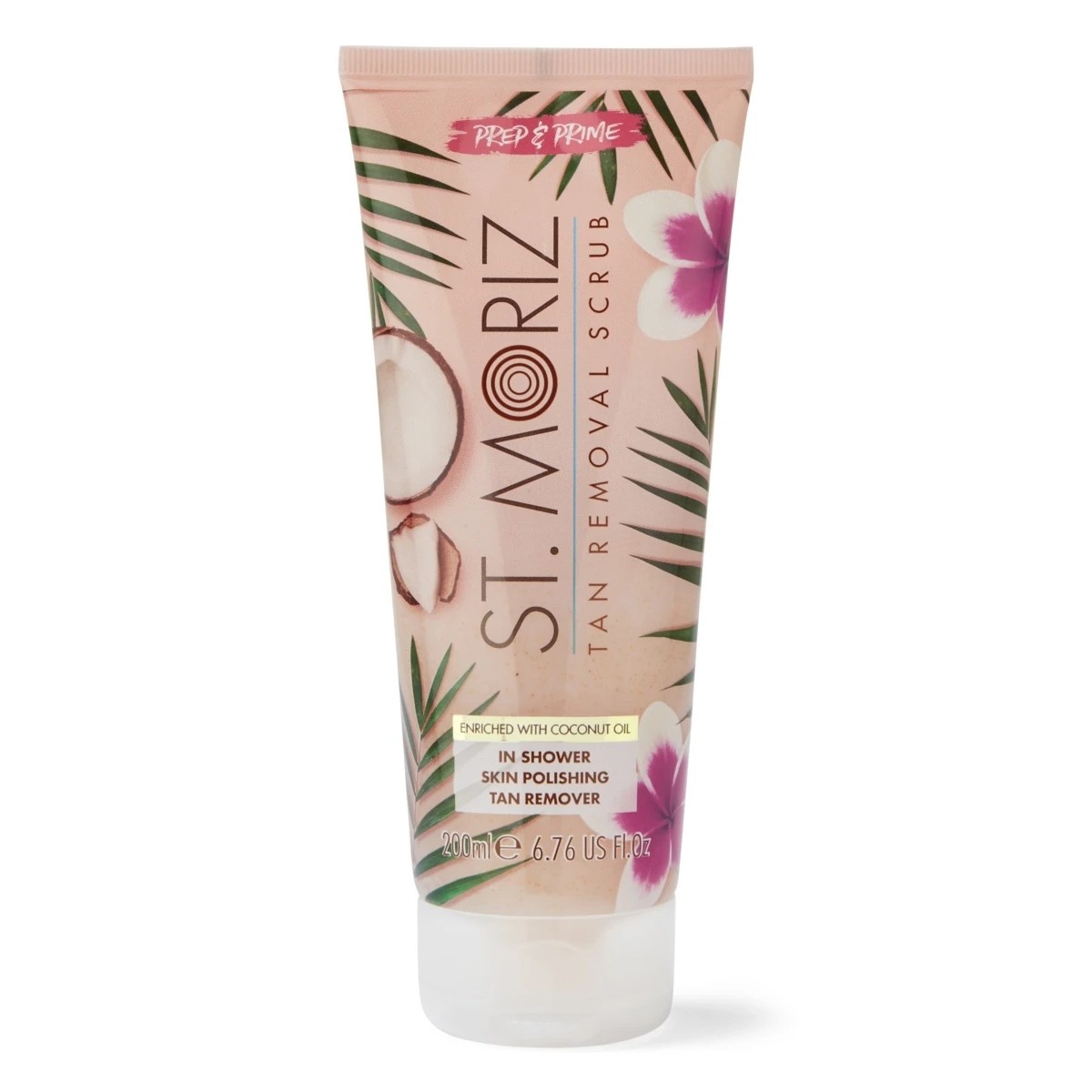 1 St. Moriz Prep and Prime Tan Removal Scrub 200ml - Coconut Oil, 1 of 4