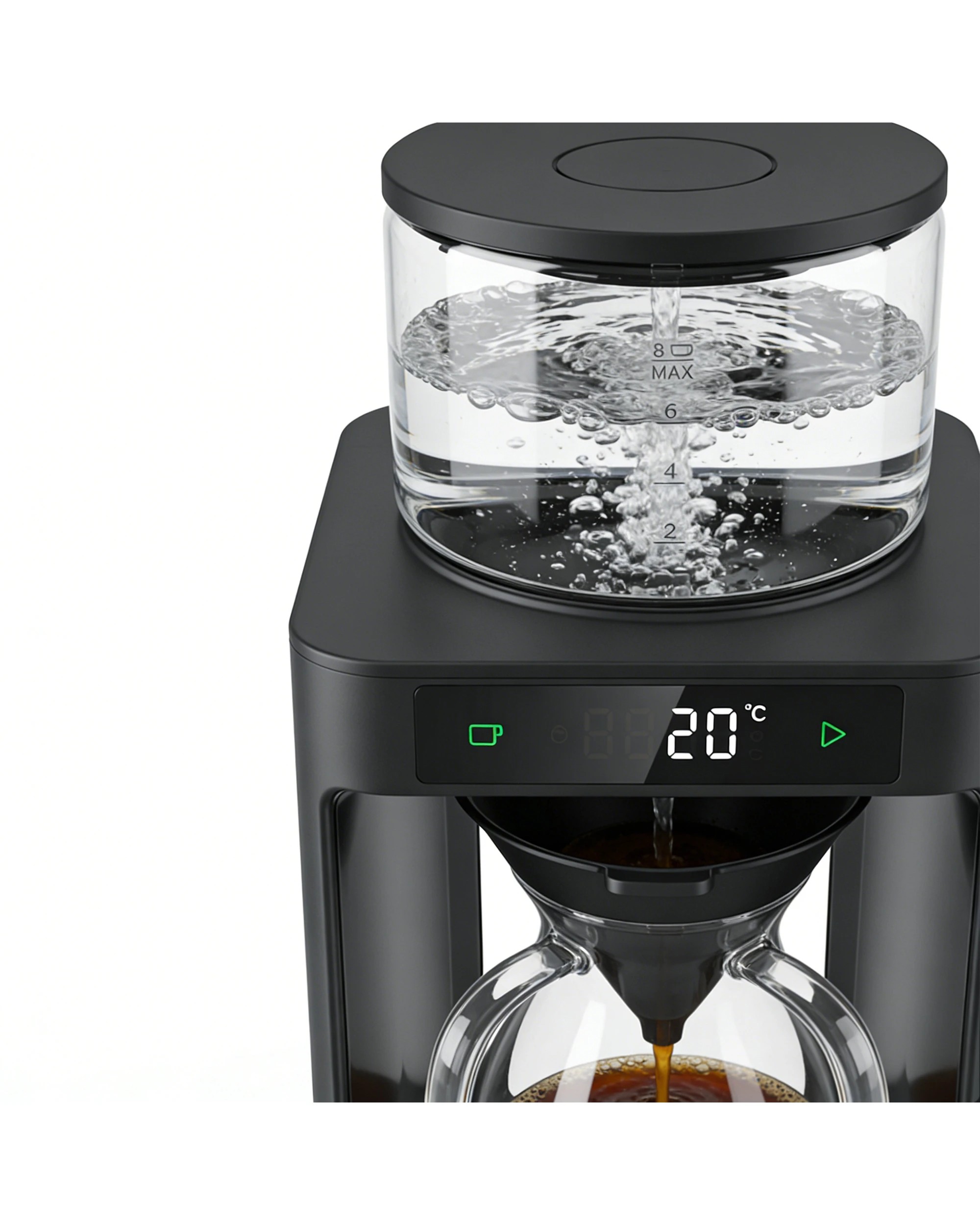 4 Advwin 8 Cup Drip Coffee Maker - Black, 4 of 7