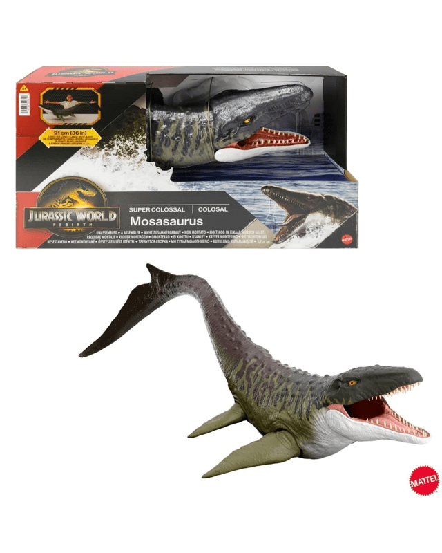 Jurassic World Rebirth Super Colossal Mosasaurus Fi