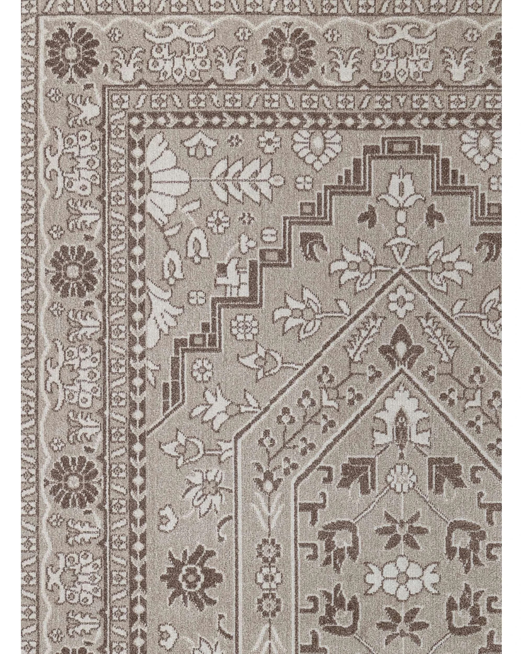 7 Loopsie Midalva Vintage Washable Rug-290cm x 200cm - Brown, 7 of 8