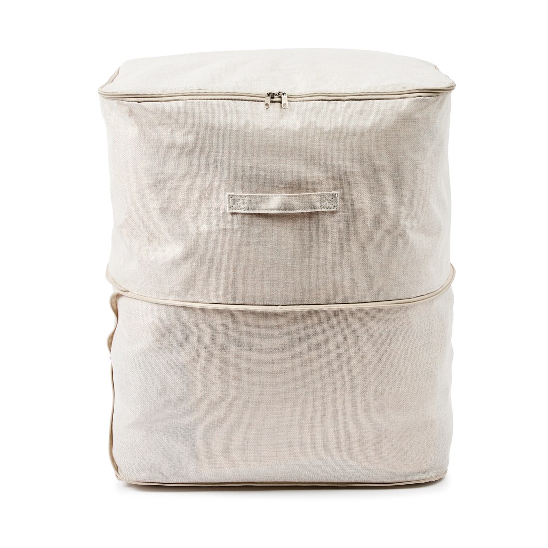 4 Linen Look Extra Large Expandable Storage Bag, 4 of 10