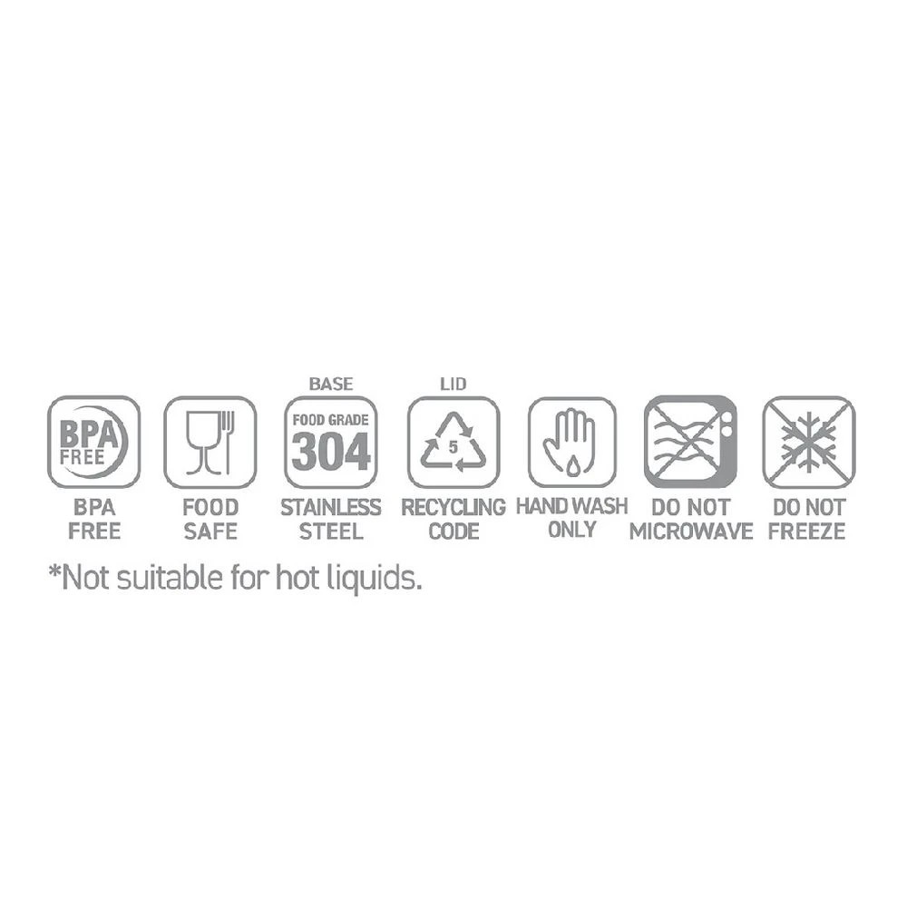 3 Smash Stainless Steel Bottle Blue and Pink Ombre 1.1L, 3 of 3