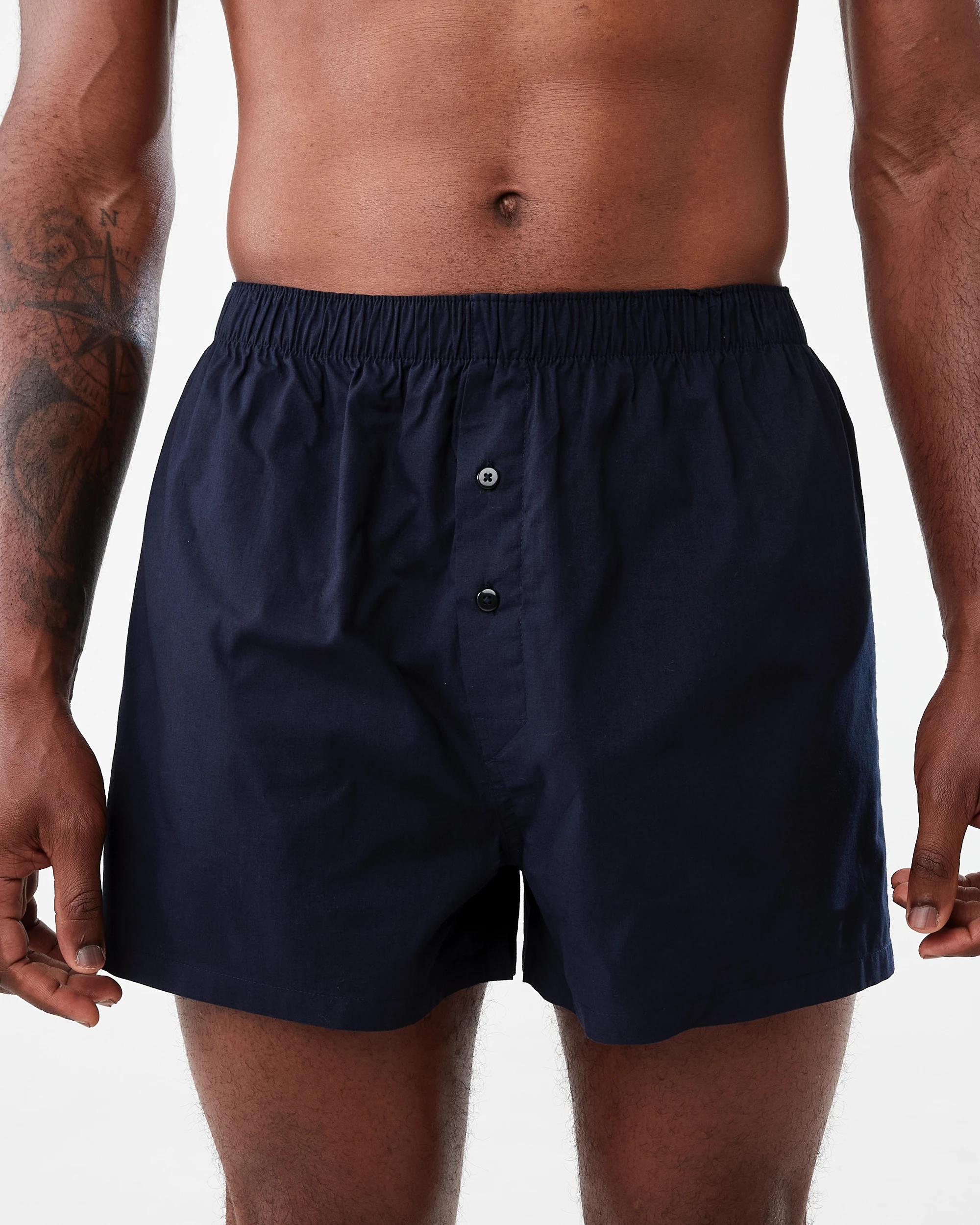 3 3 Pack Alpha Classic Woven Boxers Bur Check, 3 of 8