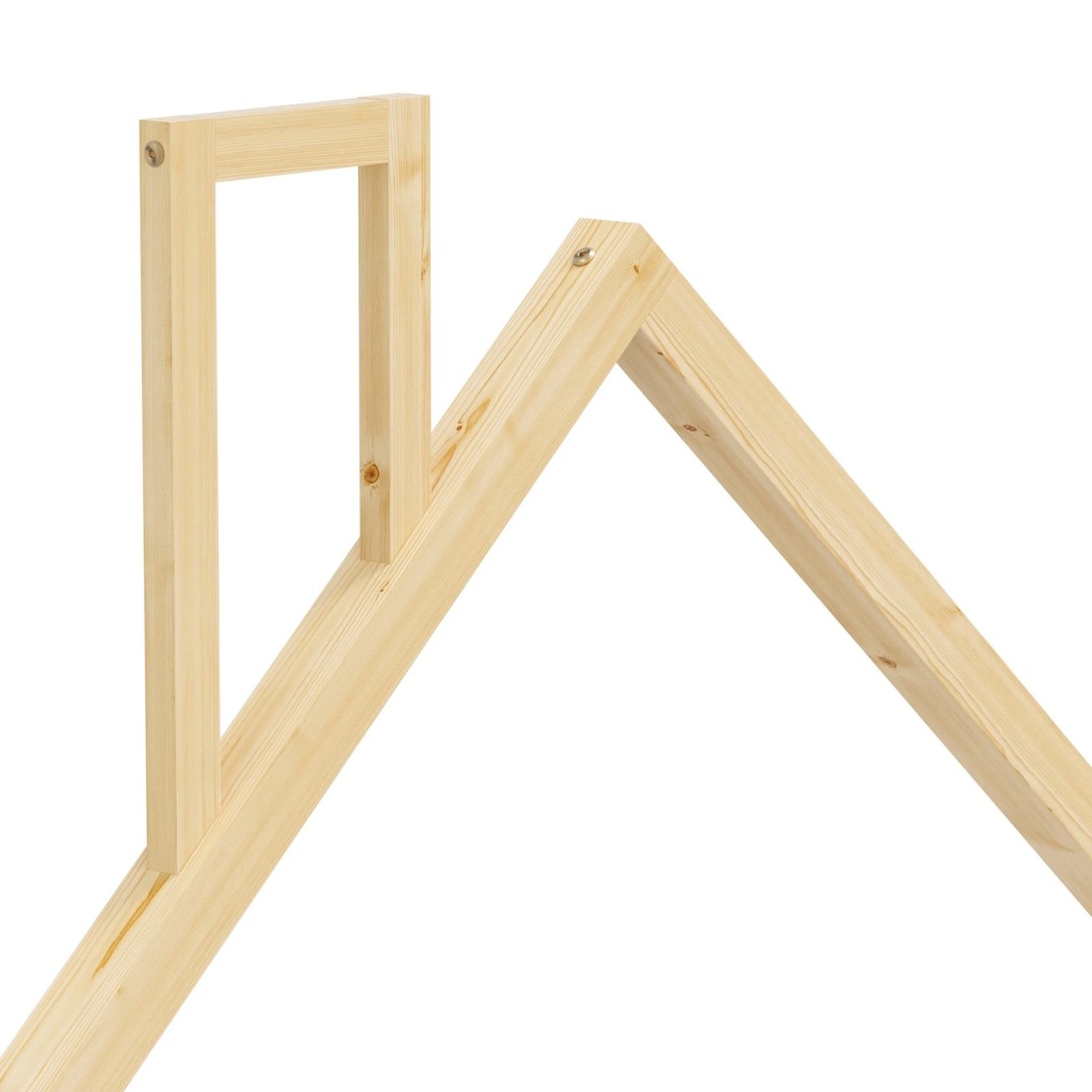 10 Oikiture Wooden Kids Bed Chimney Wooden King Single - Natural, 10 of 10