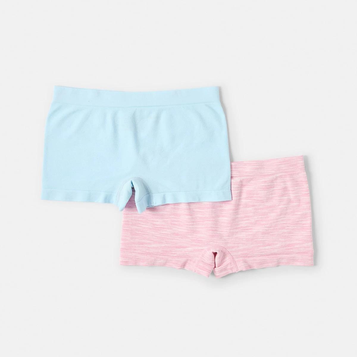 2 2 Pack Seamfree Shorties Space Dye, 2 of 4