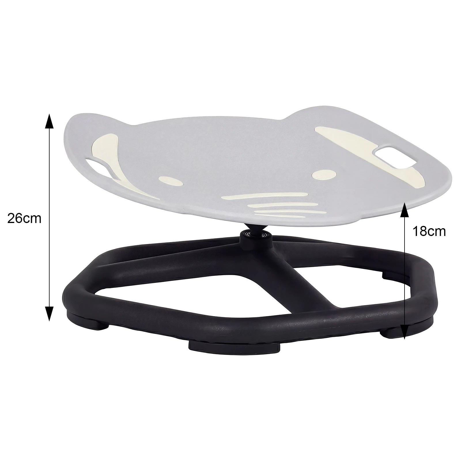 5 Advwin Sensory Spinning Chair Toddler Sensory Chair Swivel  - Grey, 5 of 8