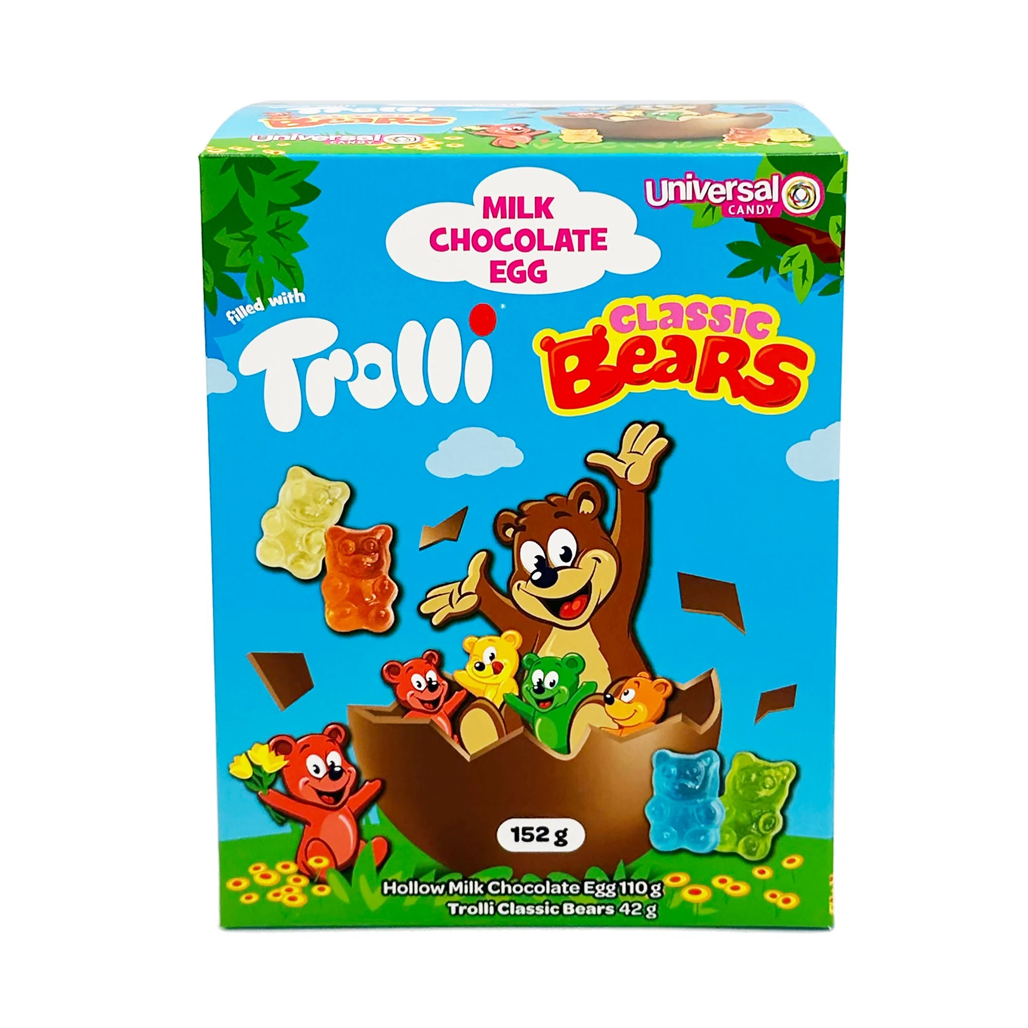 1 Trolli Classic Bears Milk Chocolate Egg 152g, 1 of 2