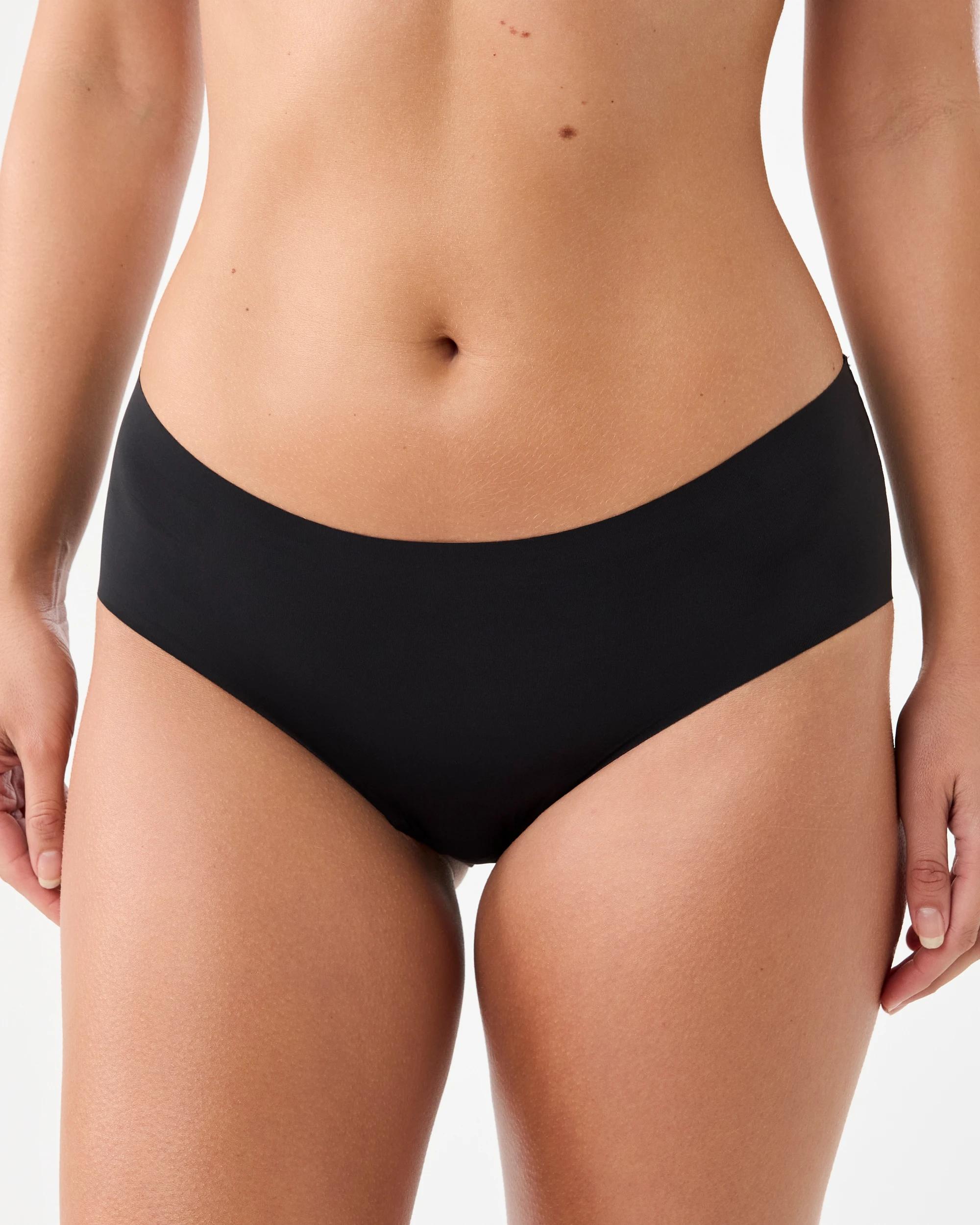 2 3 Pack Invisible Boyleg Briefs Black, 2 of 6