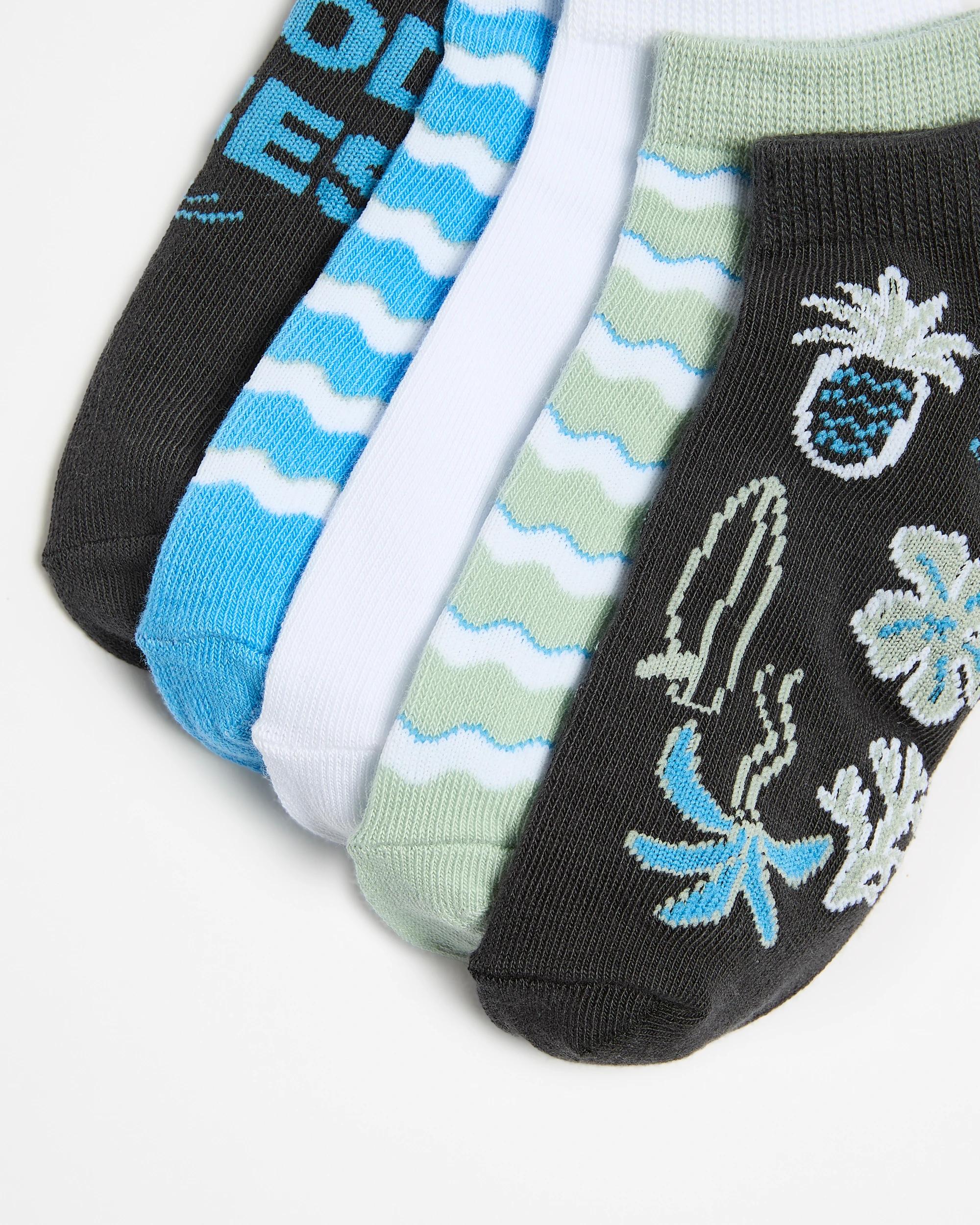 2 Boys Low Cut Socks 5 Pack - Maxx GOOD VIBES, 2 of 3
