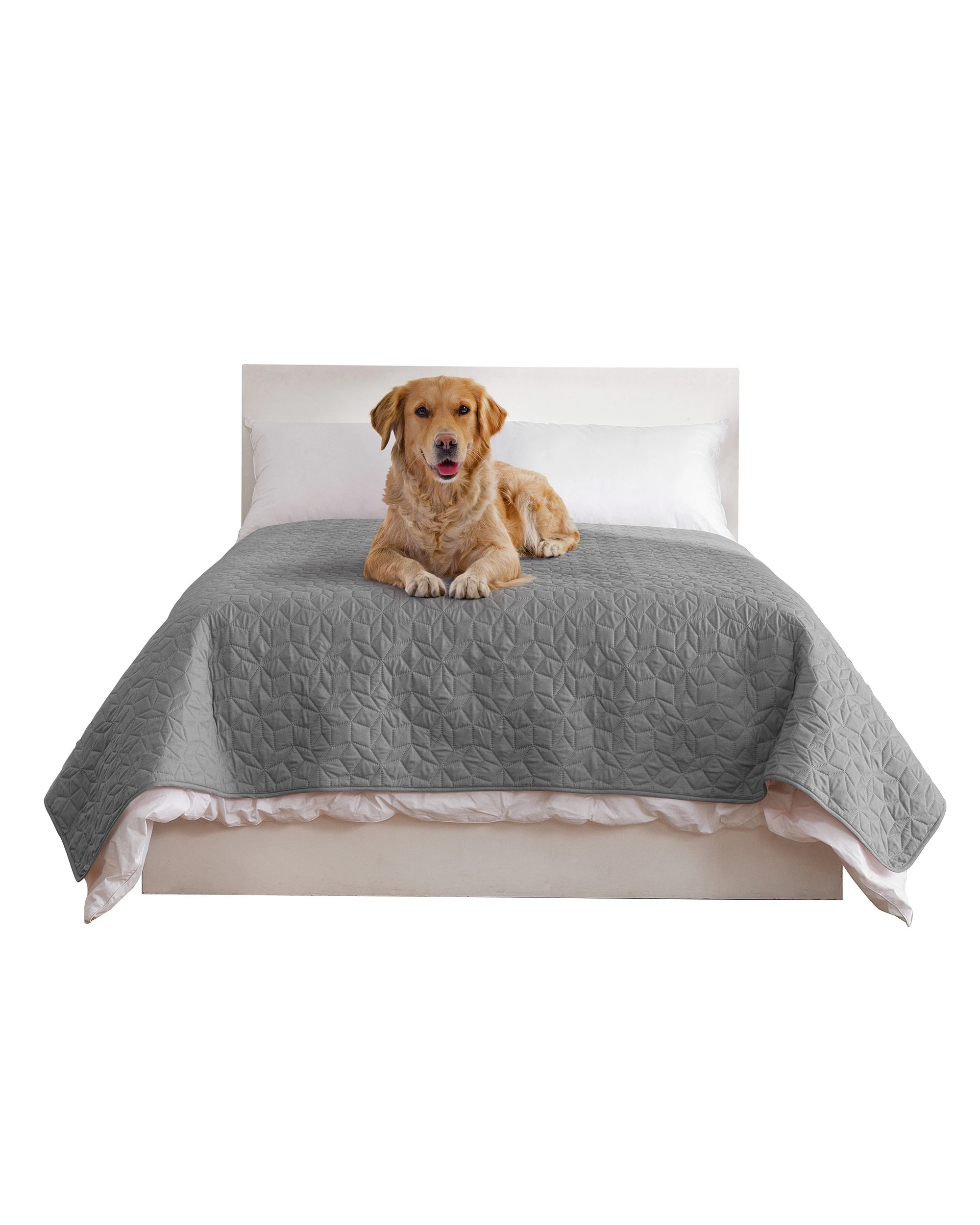 3 Charlie's Sofur Waterproof Dog Bed Cover Protector Double/Queen 208x208cm - Double/Queen - Grey, 3 of 10