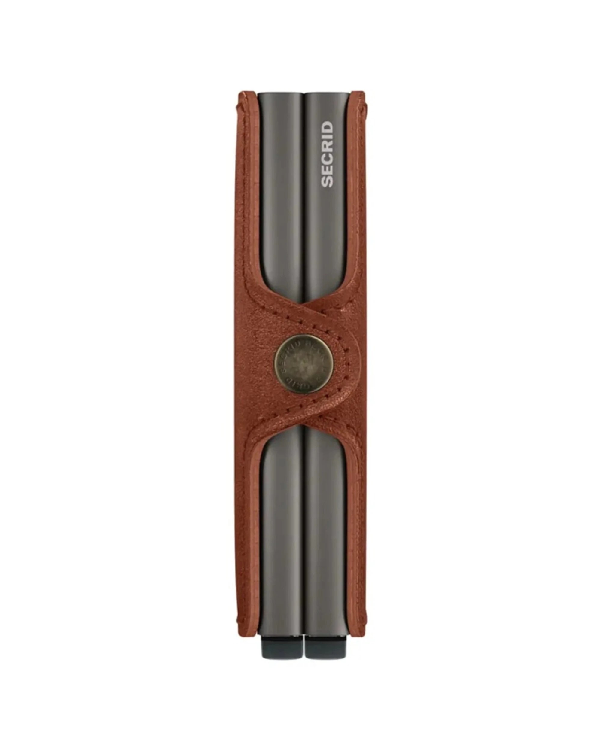5 Secrid Twinwallet Compact RFID Travel Wallet Leather Texano Saddle - Brown, 5 of 5