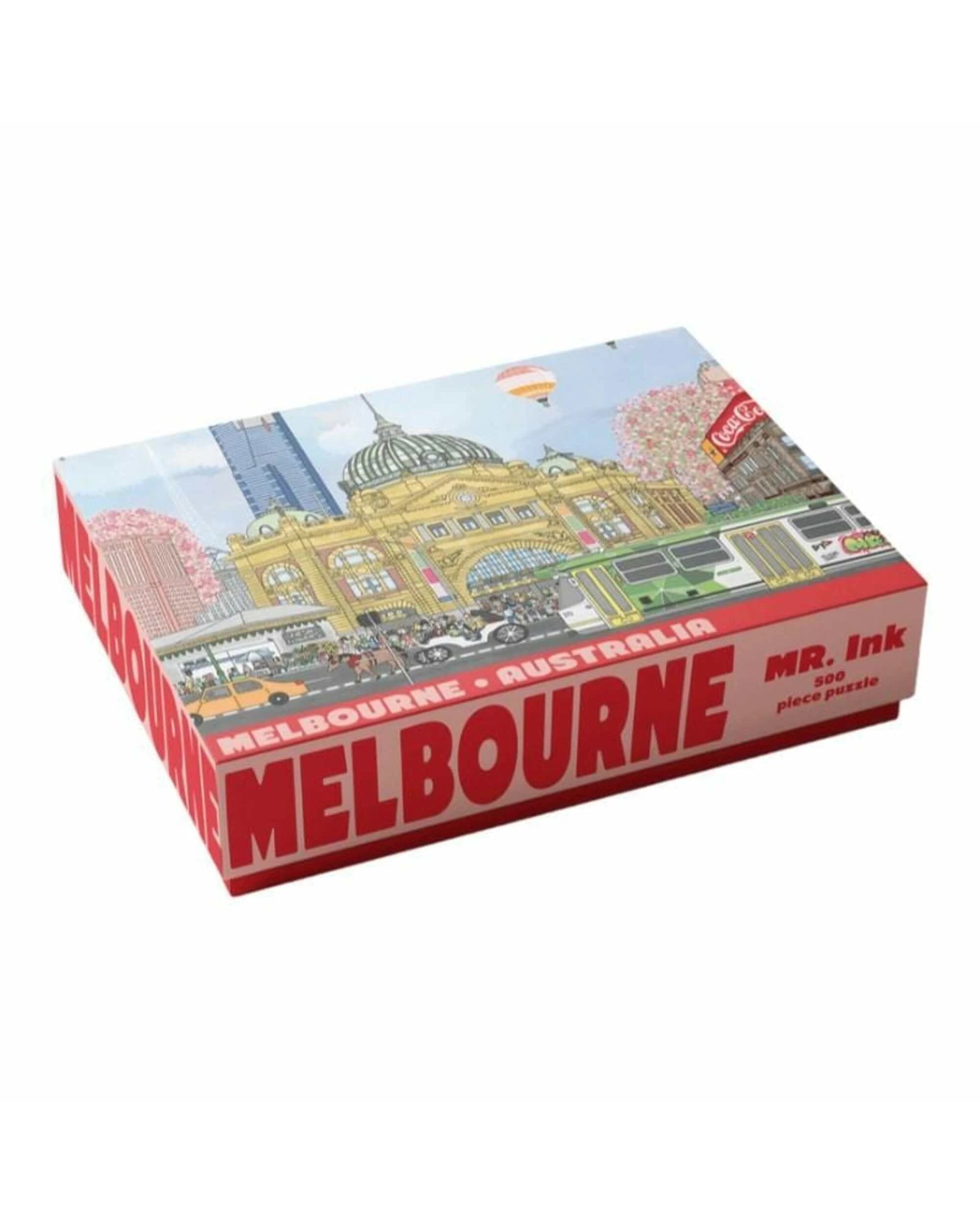 1 Mr Ink Puzzles - Melbourne (500pc) Mr Ink, 1 of 1
