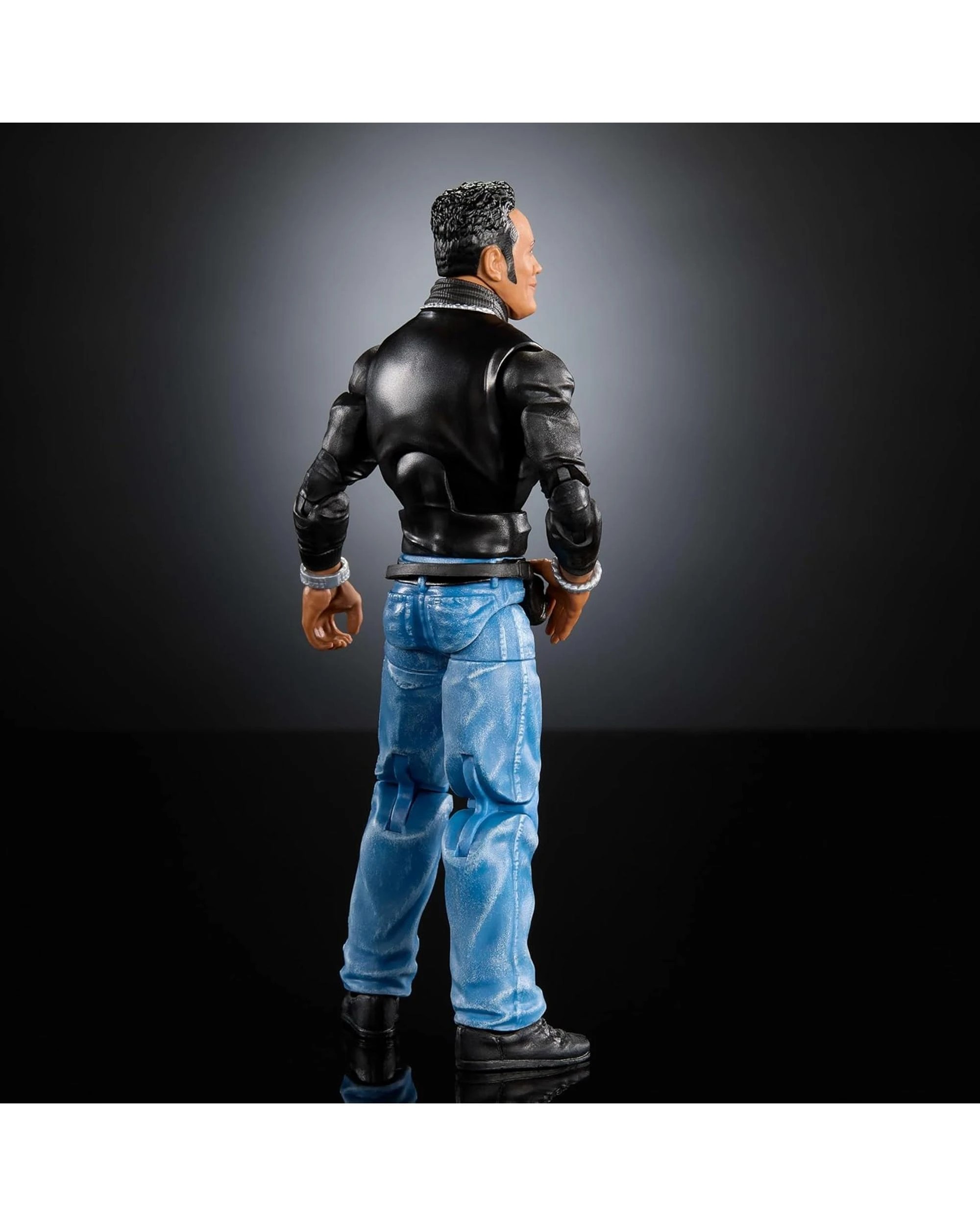 3 WWE Elite Collection The Rock with Fanny Pack Action Figure, 3 of 6