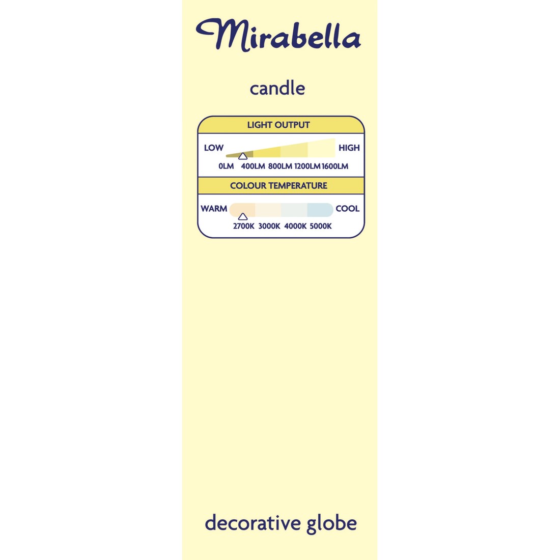 6 Mirabella E14 2W LED Candle Filament Bulb, 6 of 6