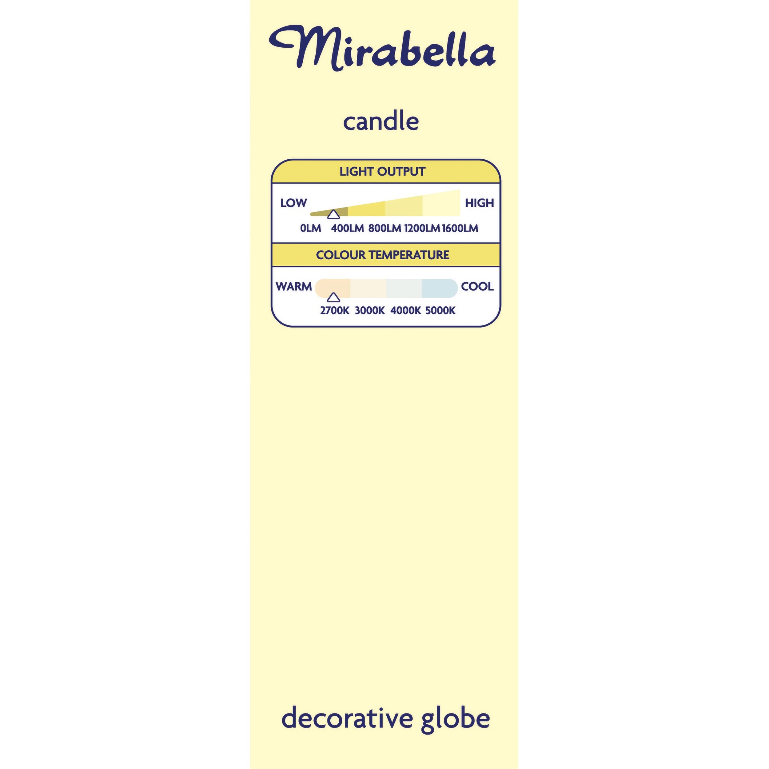 6 Mirabella E14 2W LED Candle Filament Bulb, 6 of 6
