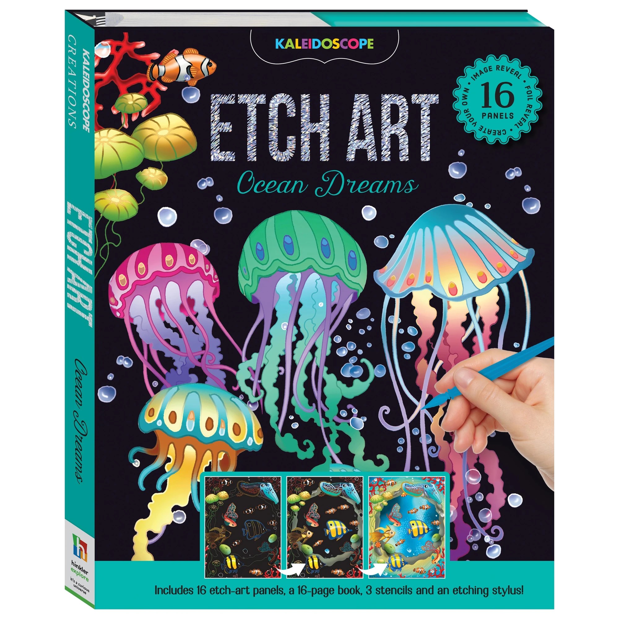1 Kaleidoscope Etch Art Creations: Ocean Dreams - Book, 1 of 7