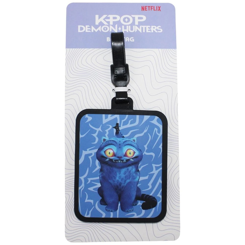 1 KPop Demon Hunters Silicone Bag Tag Derpy, 1 of 3