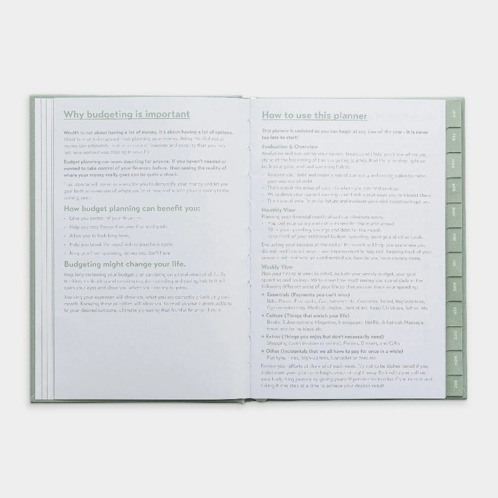 3 Otto A5 Undated Budget Planner, 3 of 8