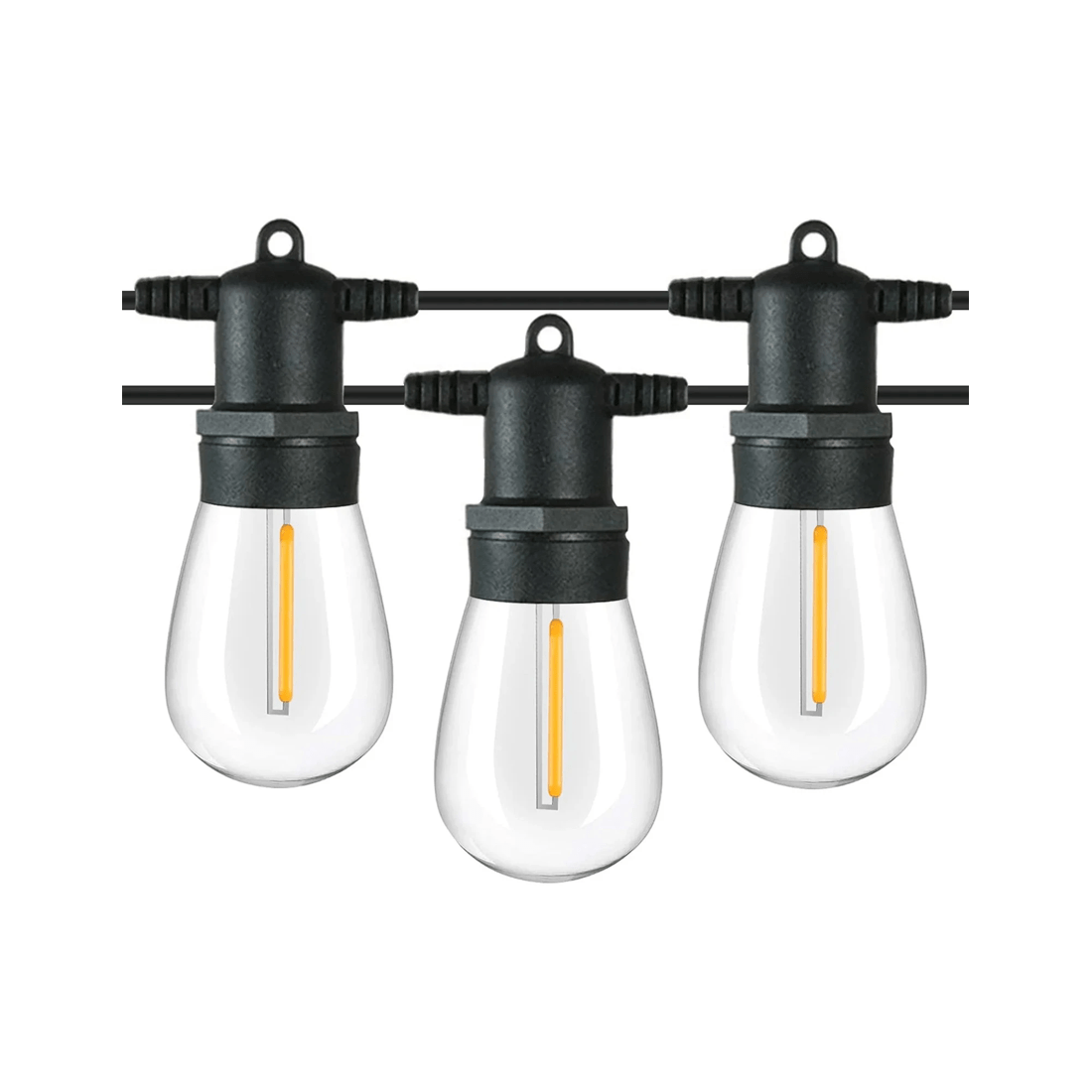 1 LumiFx 20 Bulb Wifi Smart Outdoor Festoon Lights - White, 1 of 4