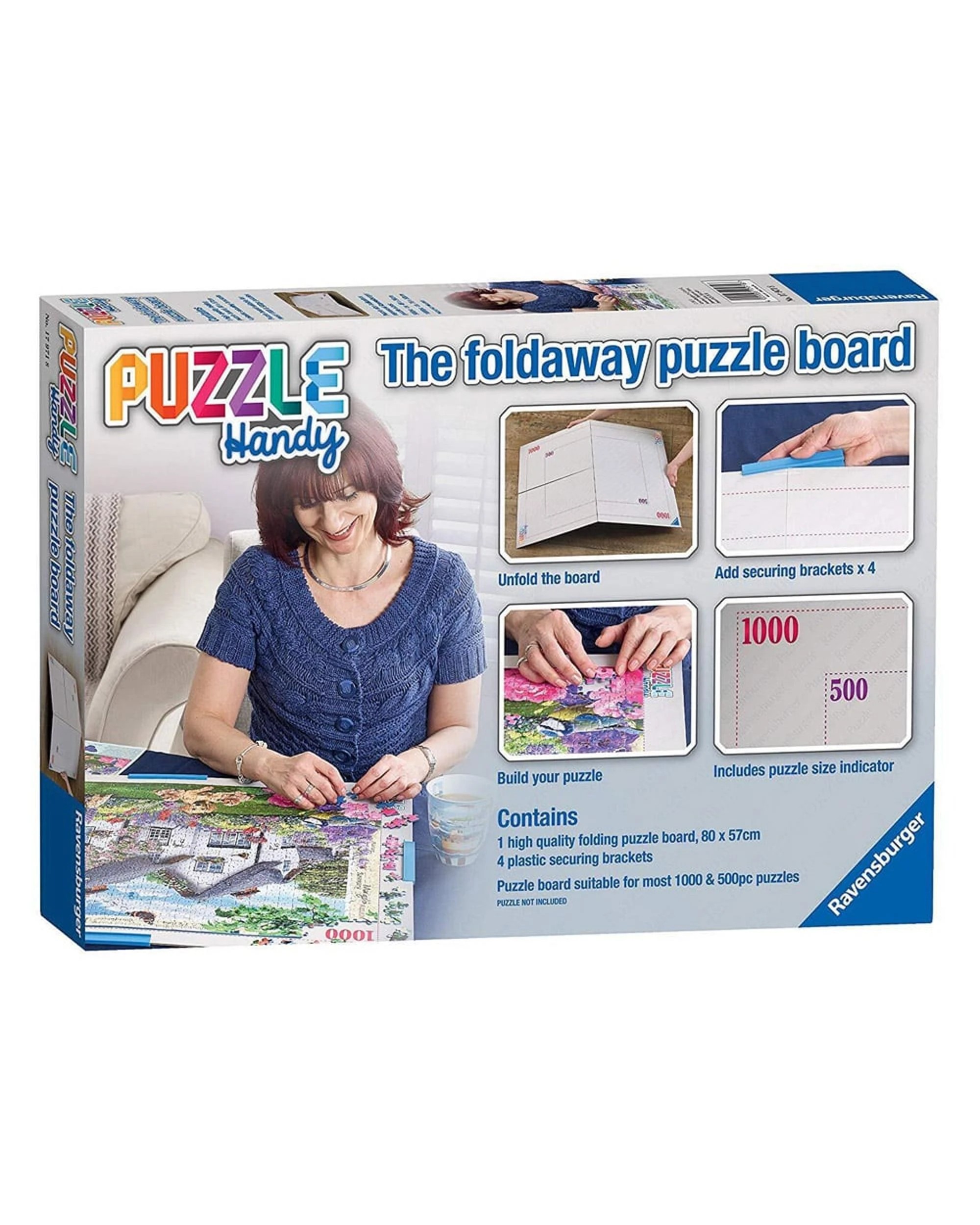 1 Ravensburger Puzzle Handy Foldaway Puzzle Board, 1 of 1