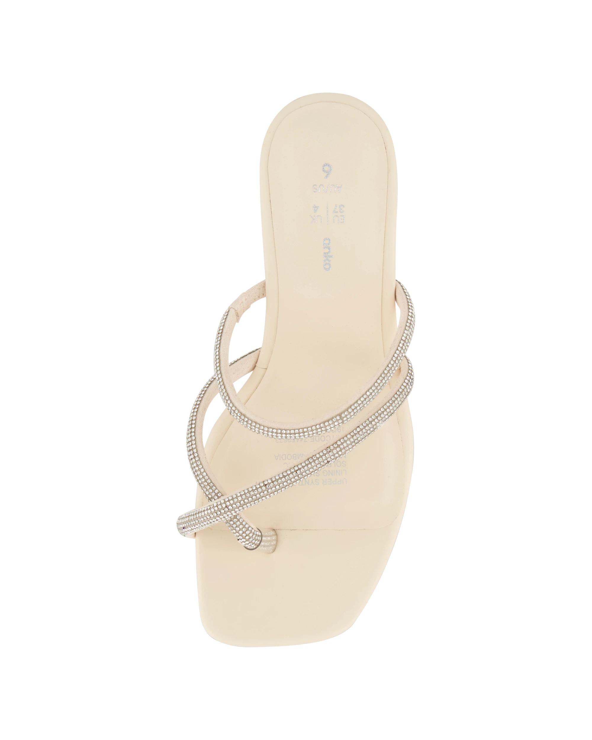 3 Dress Strappy Wedges Nude, 3 of 5