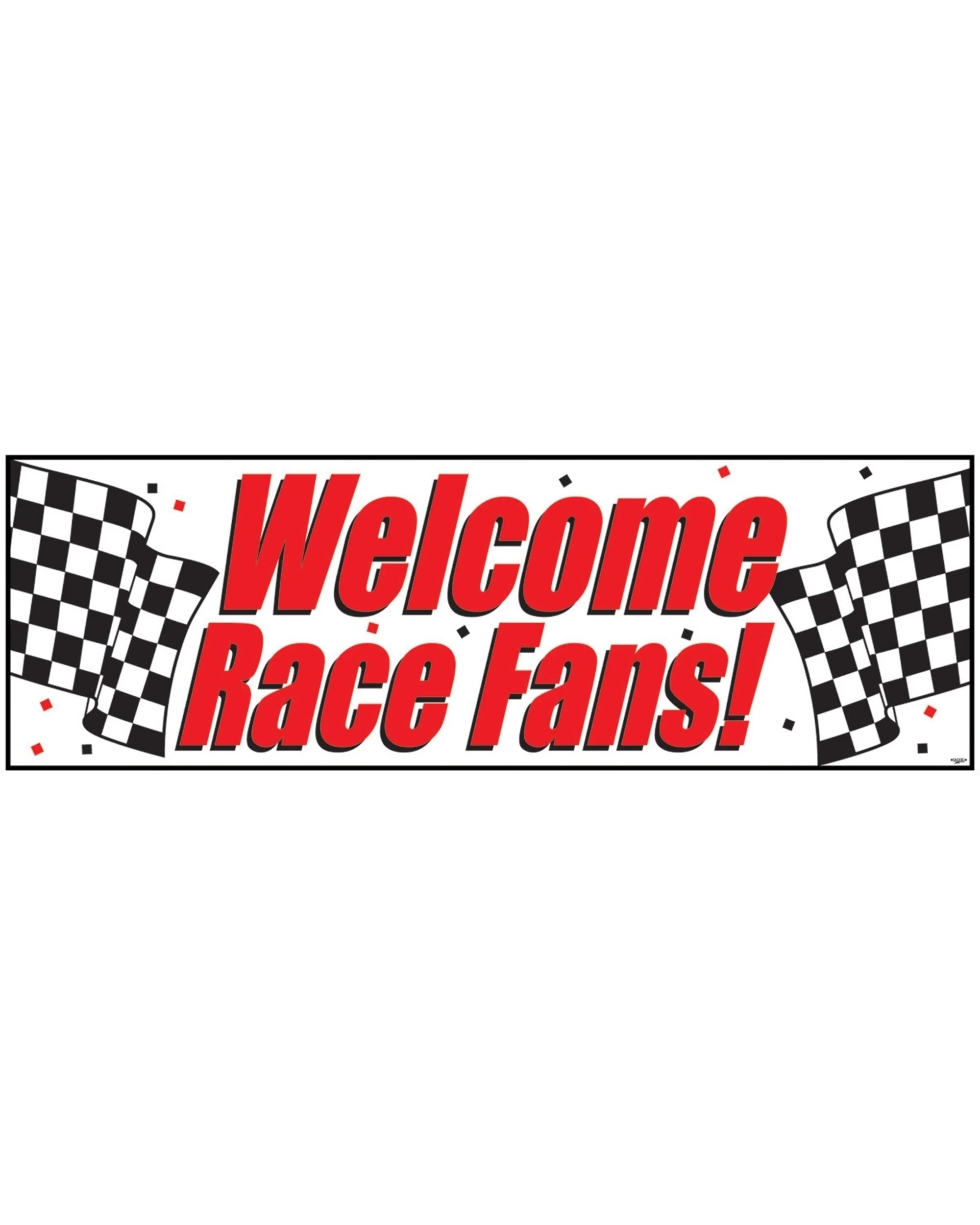1 Creative Converting Racing Welcome Giant Banner, 1 of 1
