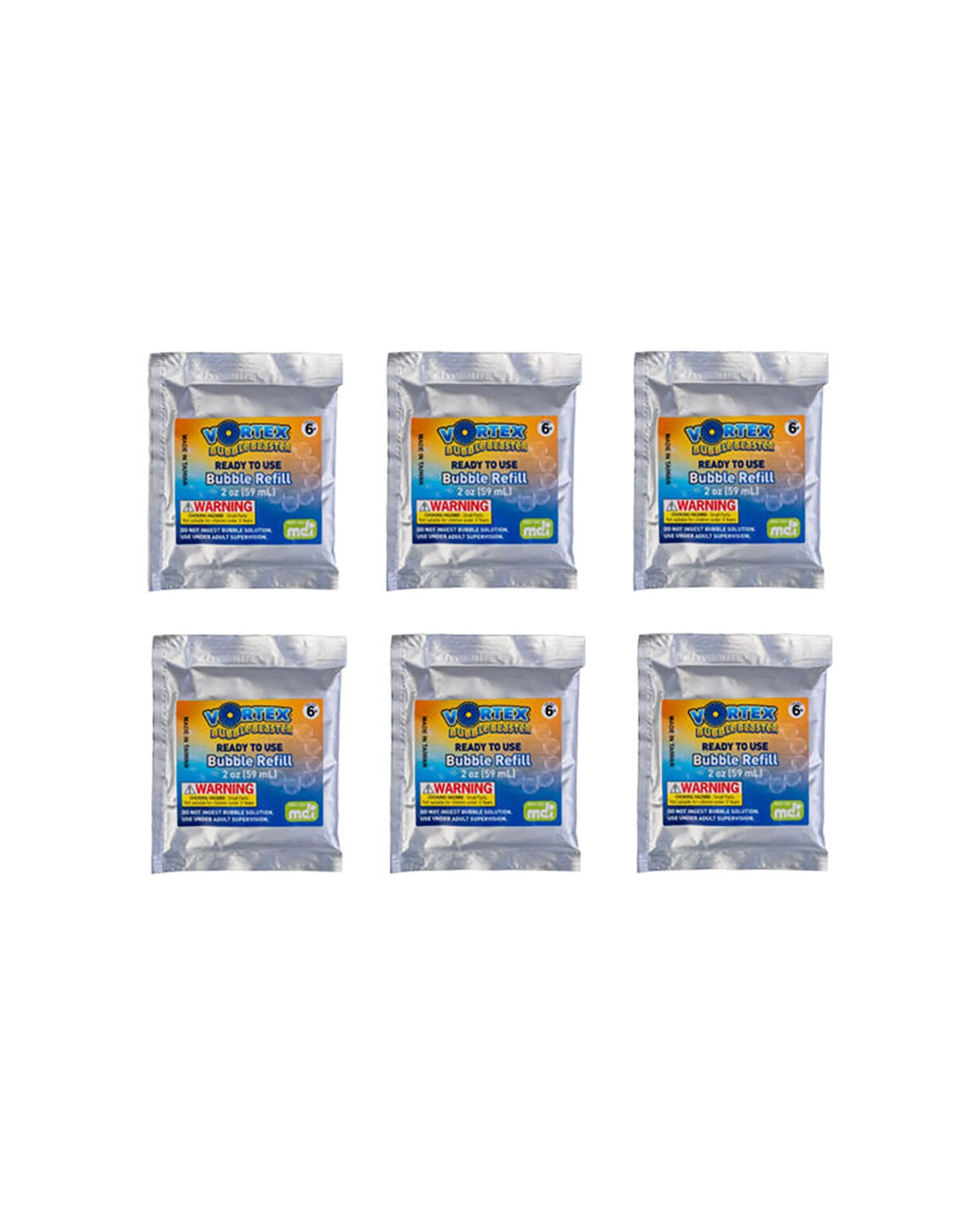 2 MDI Vortex Bubble Refill Sachets Solution Outdoor Kid's Toy 6y+ - Assorted, 2 of 2