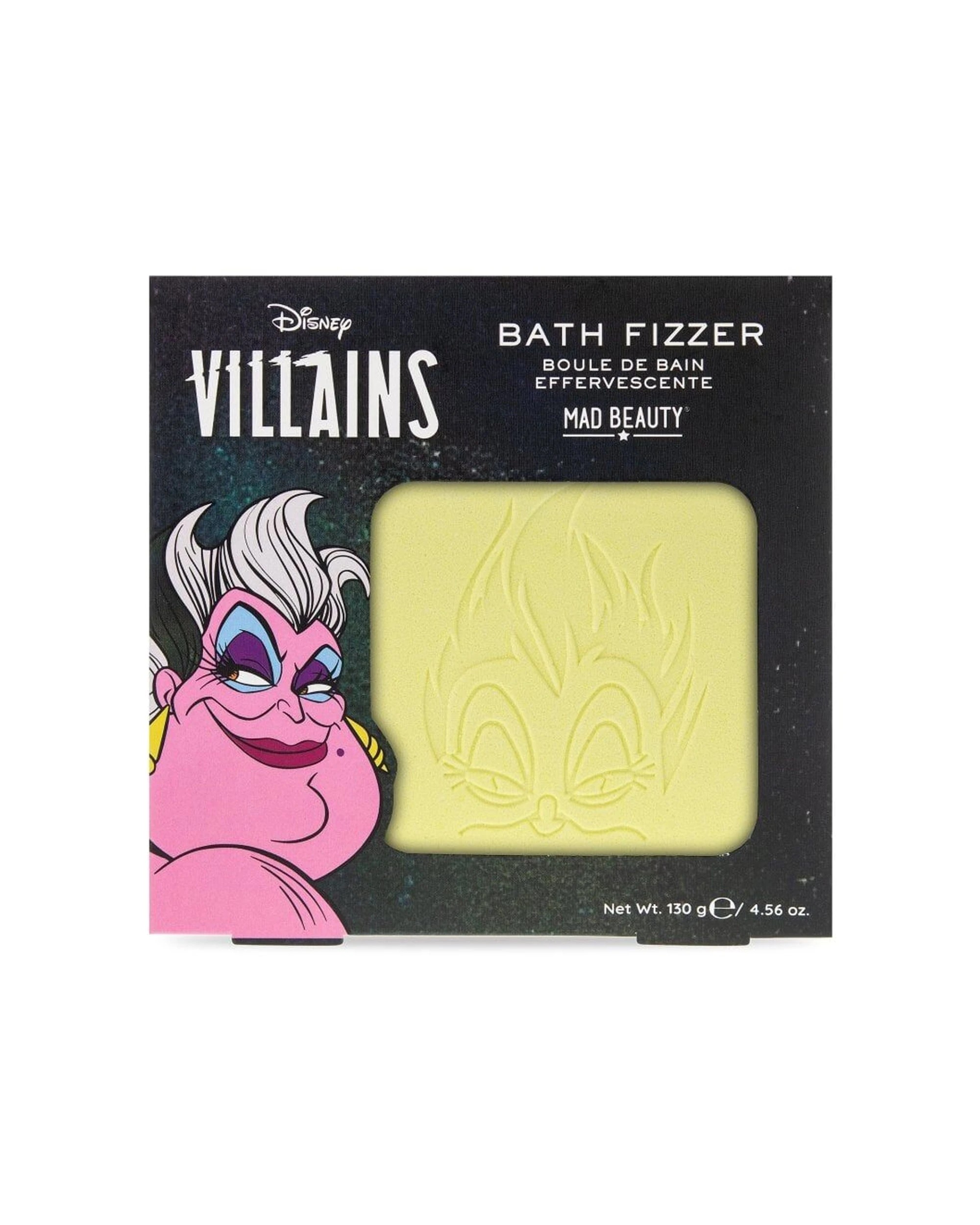 2 Disney Pop Villains Ursula Creamy Coconut Scented Bath Fizzer 130g 4 Pack - Yellow, 2 of 6