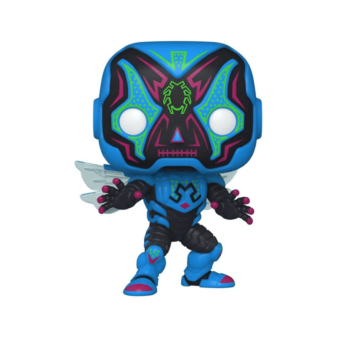 1 Pop DC Comics - Blue Beetle Dia De Los DC Collectible Action Figure 10cm - Blue, 1 of 3