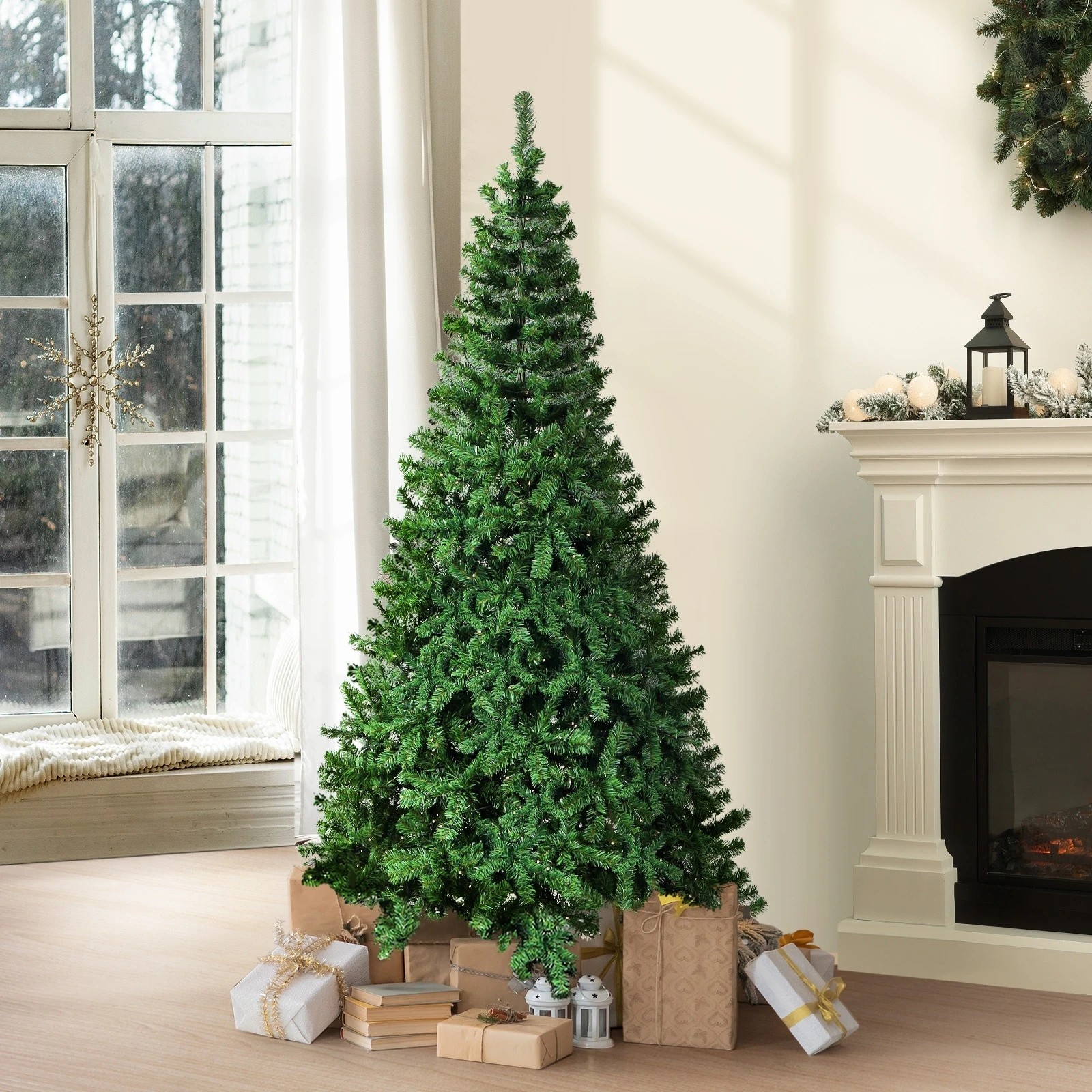 2 Tinseltown Christmas Tree 1.8M 6FT Xmas Trees Decorations 800 Tips - Green, 2 of 8