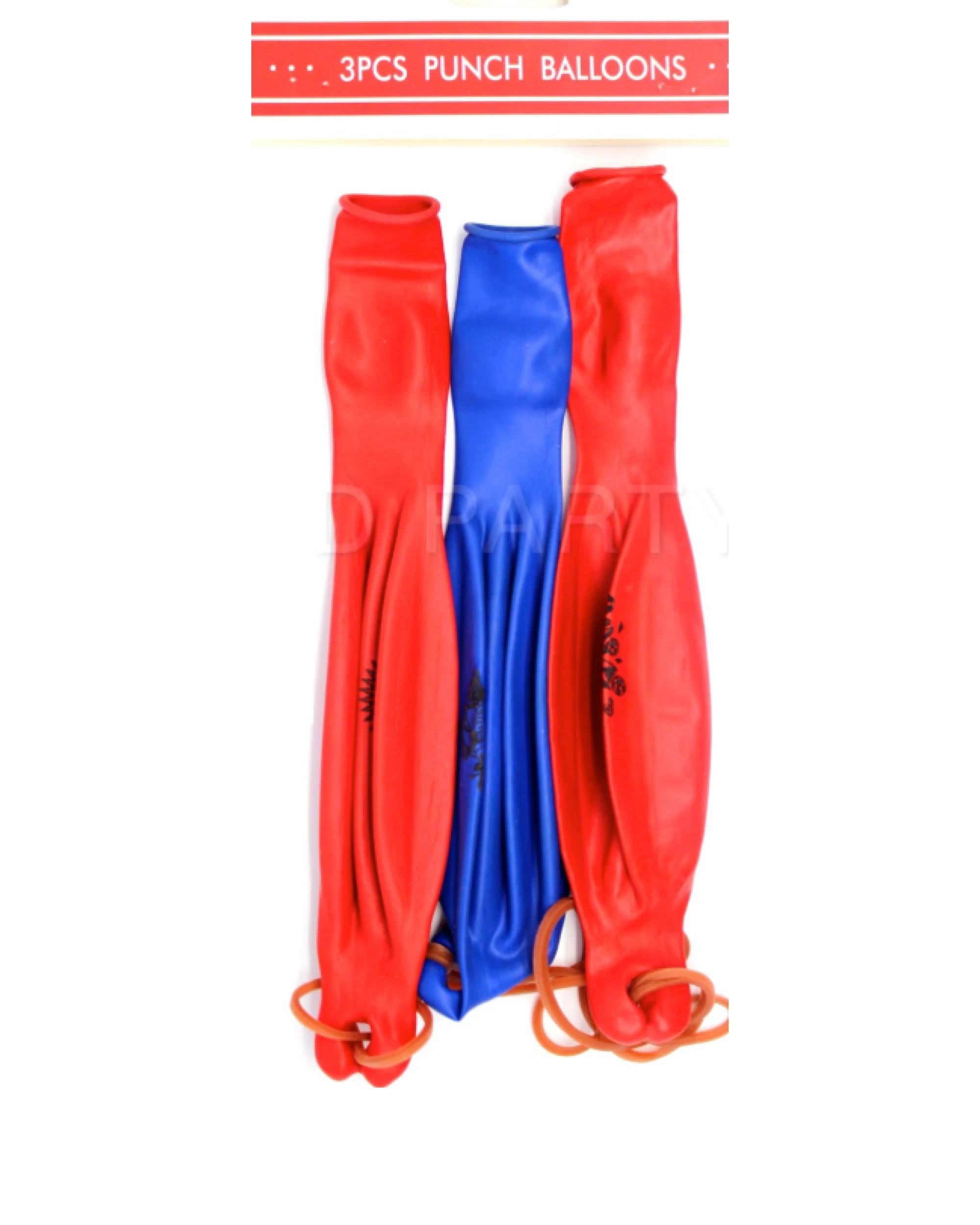 3 BR Costumes Punch Balloons - Inflatable Party Bag Fillers (Set of 3), 3 of 5