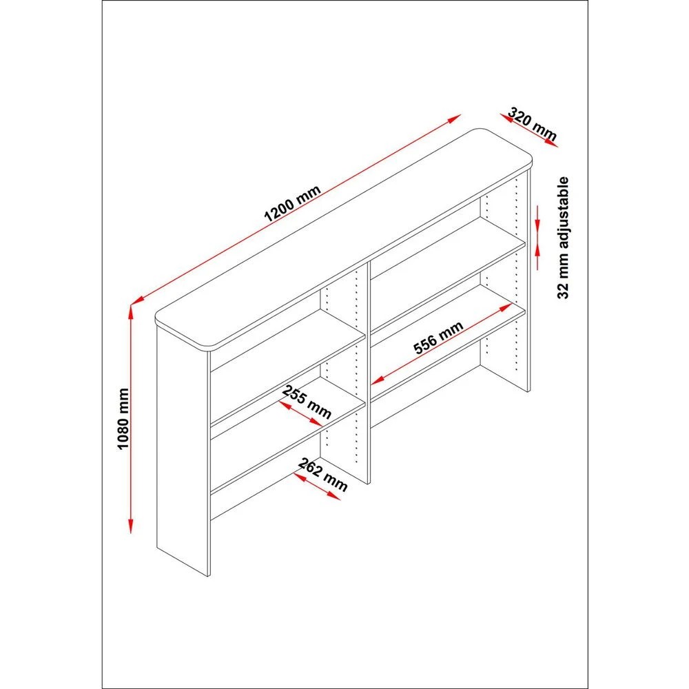 3 Toro 1200mm Credenza with Hutch Desks, Tables and Workstations, 3 of 3