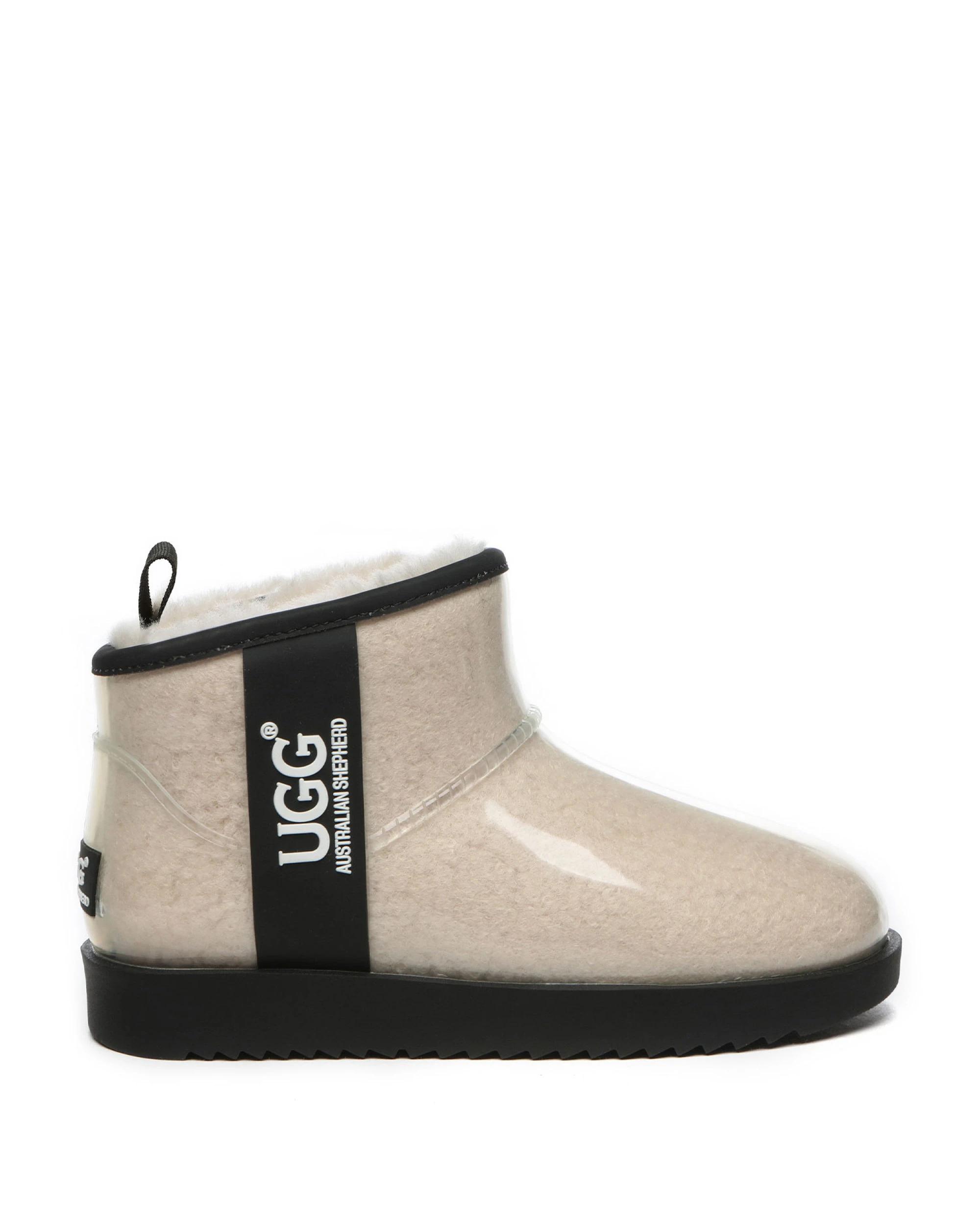 1 Australian Shepherd UGG Womens Coated Mini Waterproof Boots NATURAL, 1 of 5