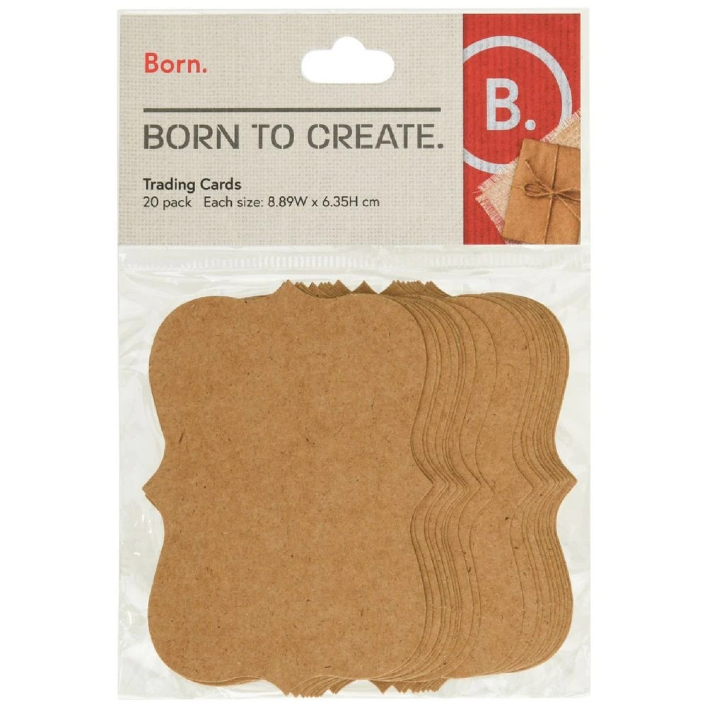 1 Born Trading Cards 20 Pack, 1 of 2