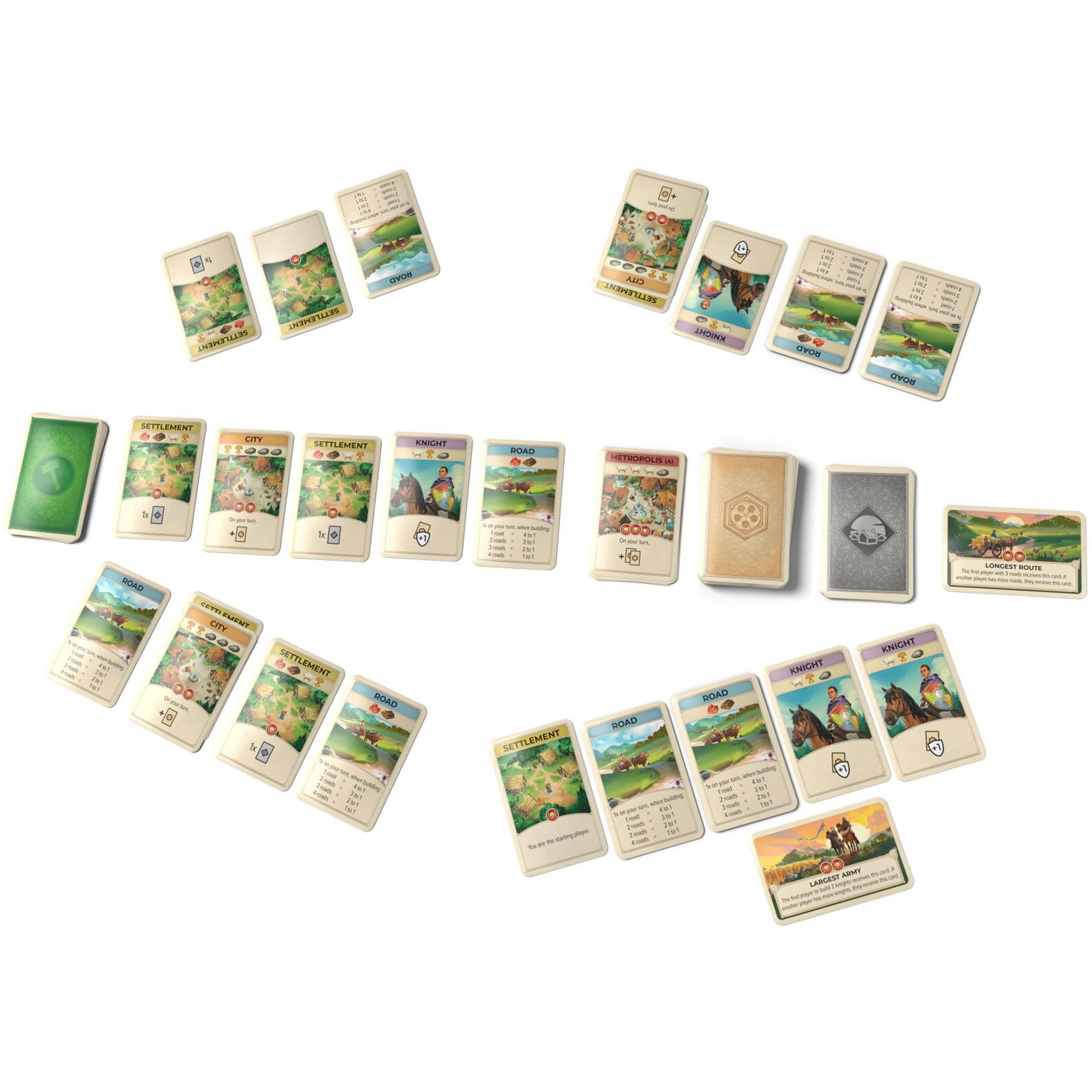 2 Catan On the Road Card Game, 2 of 3